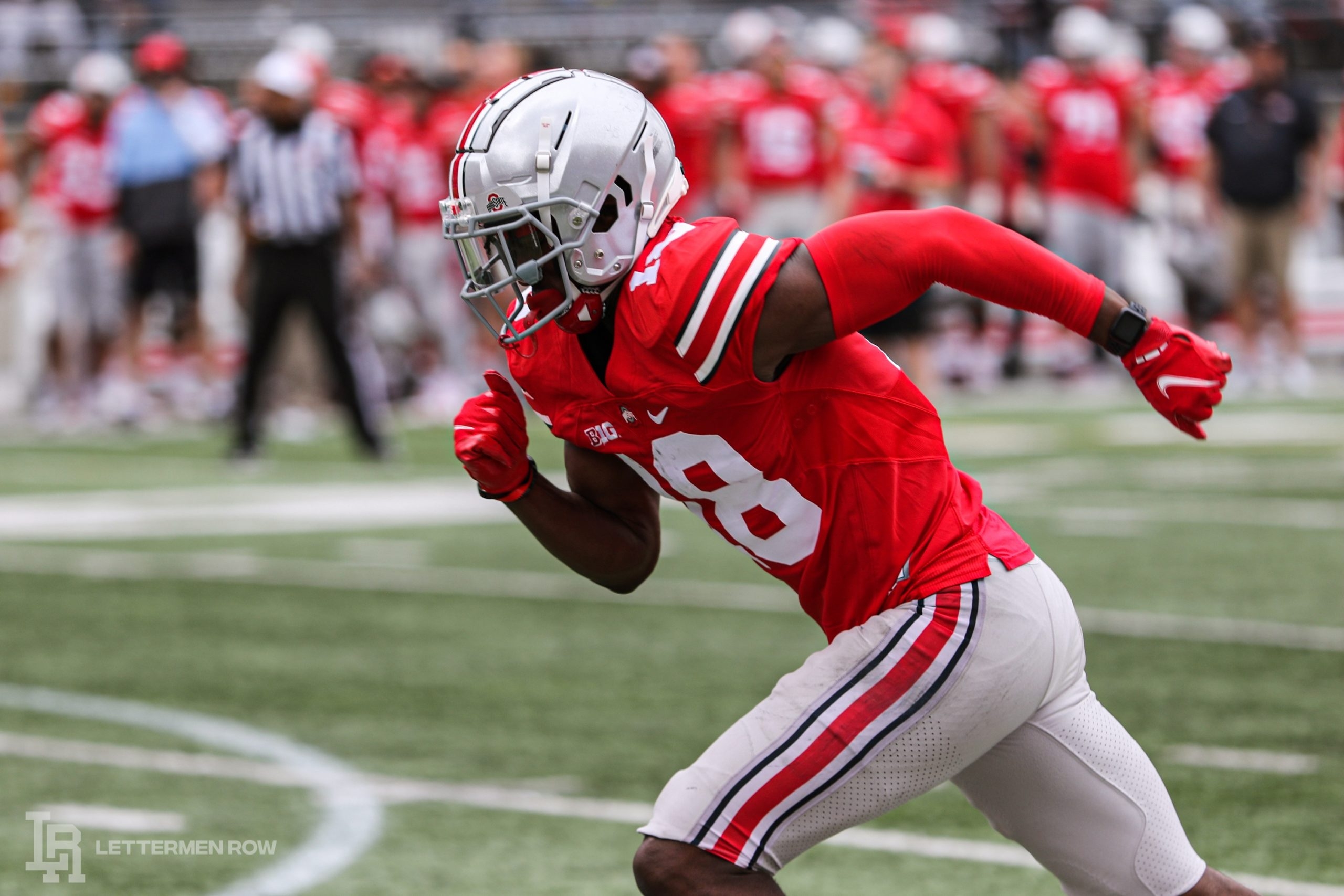 2560x1710 Ohio State: 'Real' Marvin Harrison Jr. quickly living up to hype for Buckeyes, Desktop