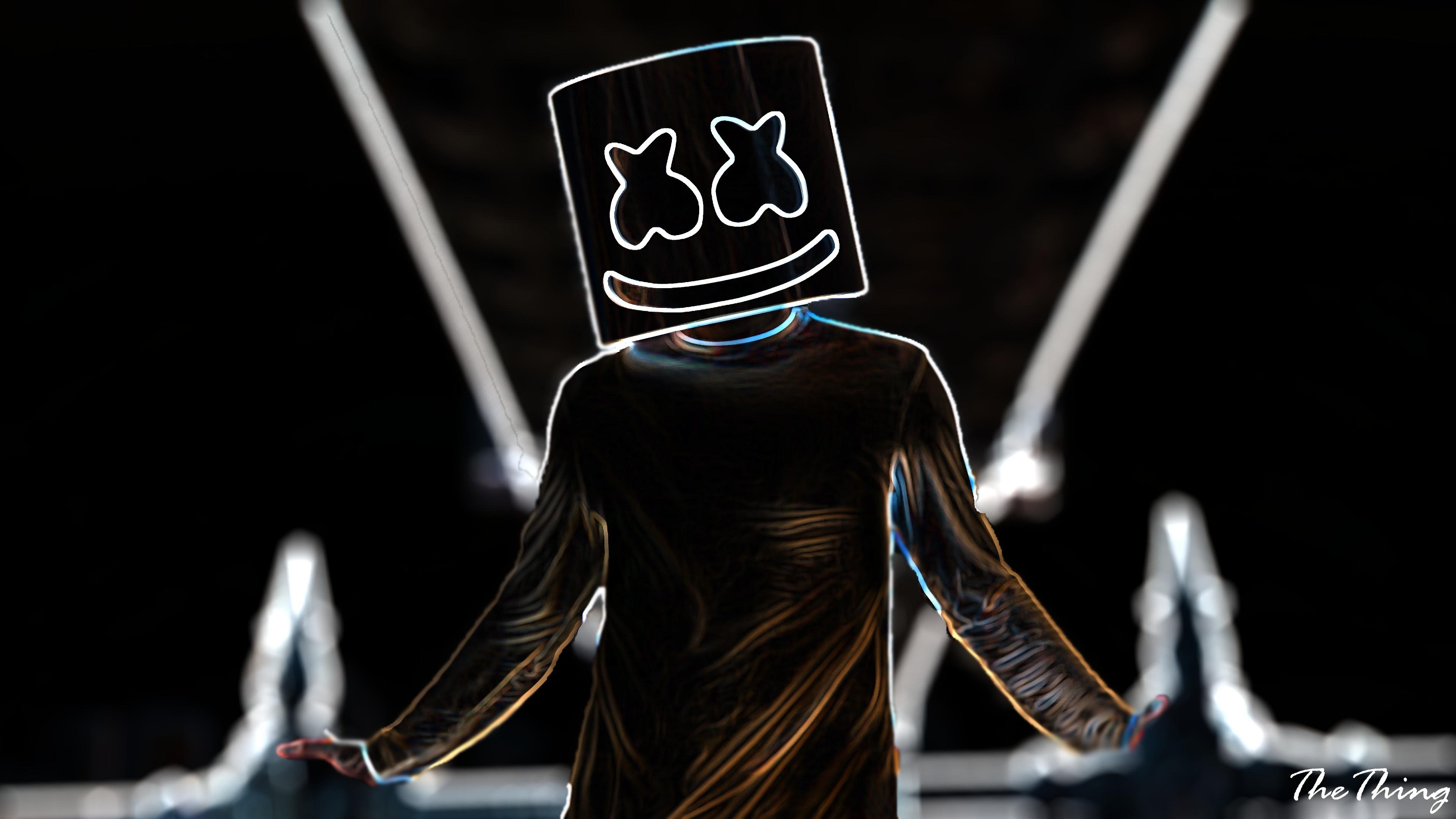 3840x2160 Marshmello 4K 8K HD Wallpaper, Desktop