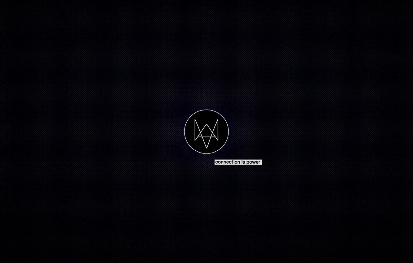 1340x850 Wallpaper background, the game, logo, logo, game, black, dogs, watch, watch dogs, Watch_Dogs image for desktop, section игры, Desktop