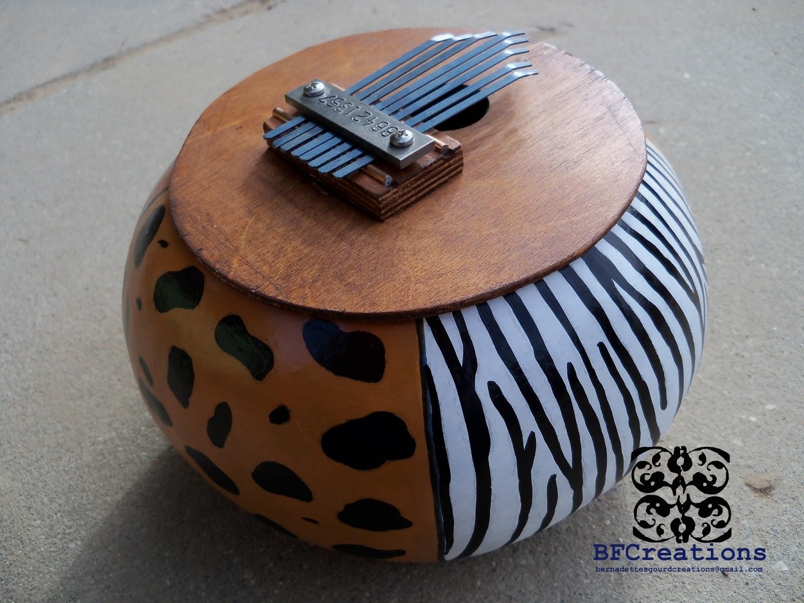 1600x1200 Bernadette's Gourd Creations: Animal Skin Kalimba Instrument, Desktop