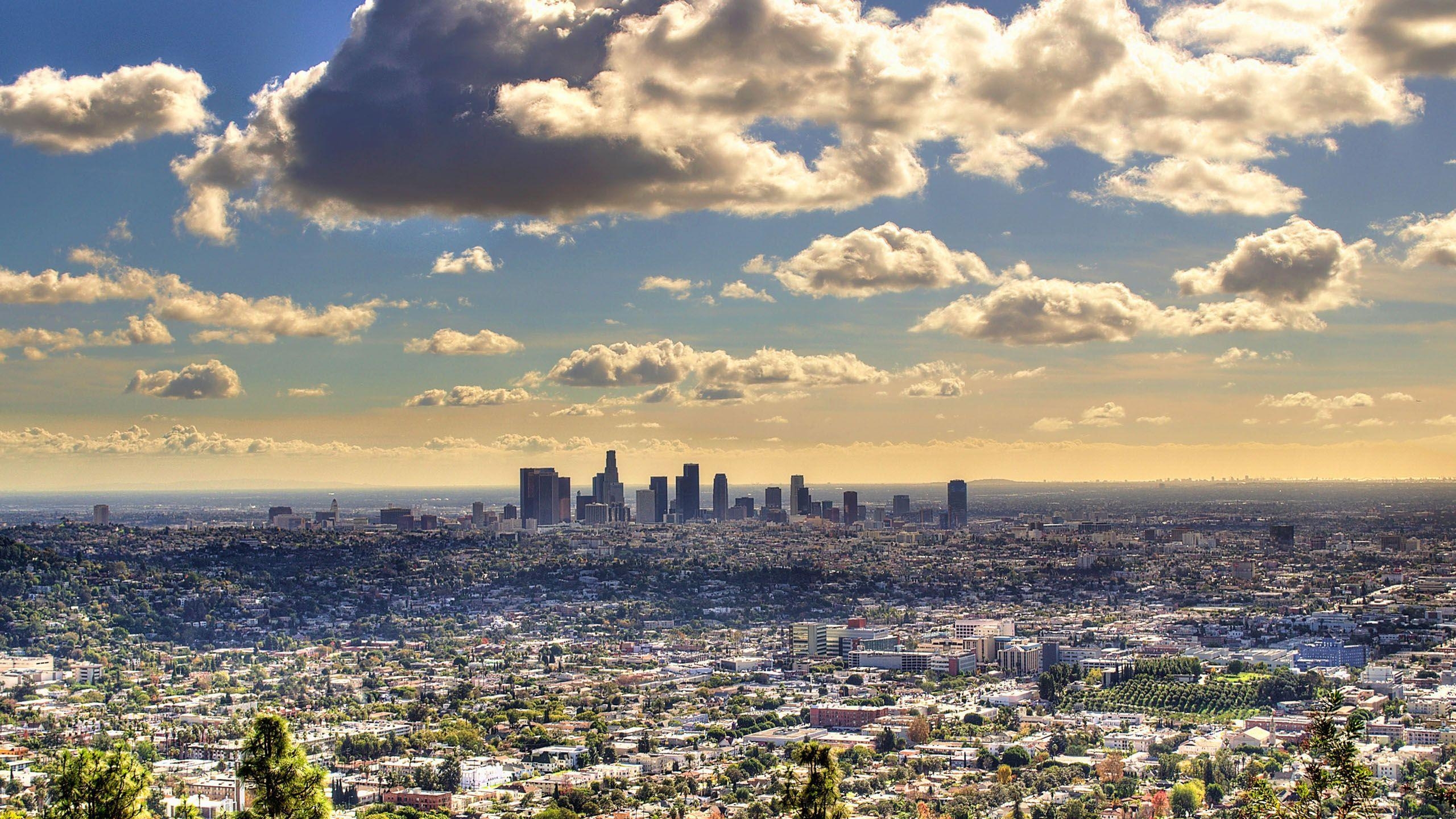 2560x1440 High Definition Los Angeles Wallpaper Image In 3D For Download, Desktop