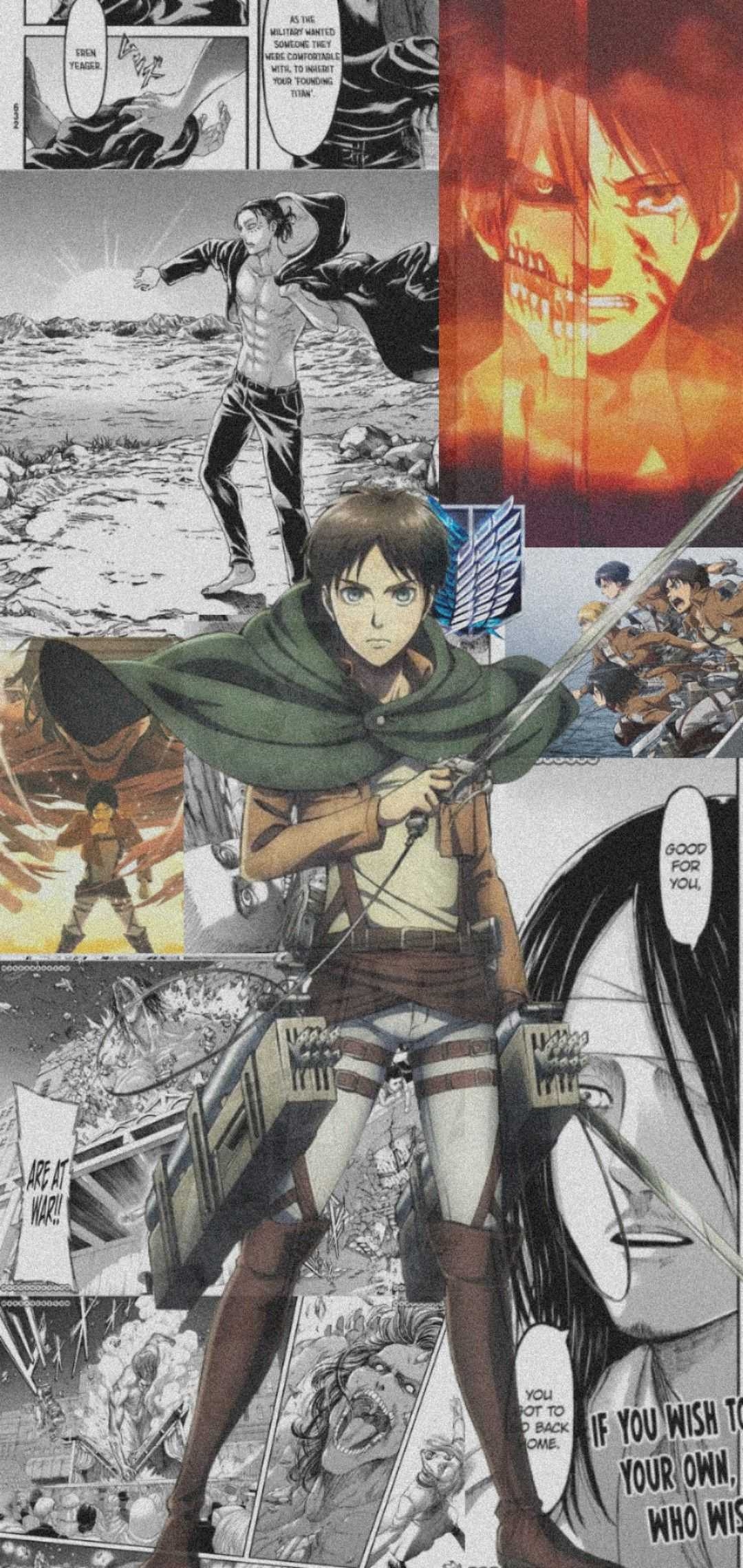 1080x2280 Eren Wallpaper, Phone