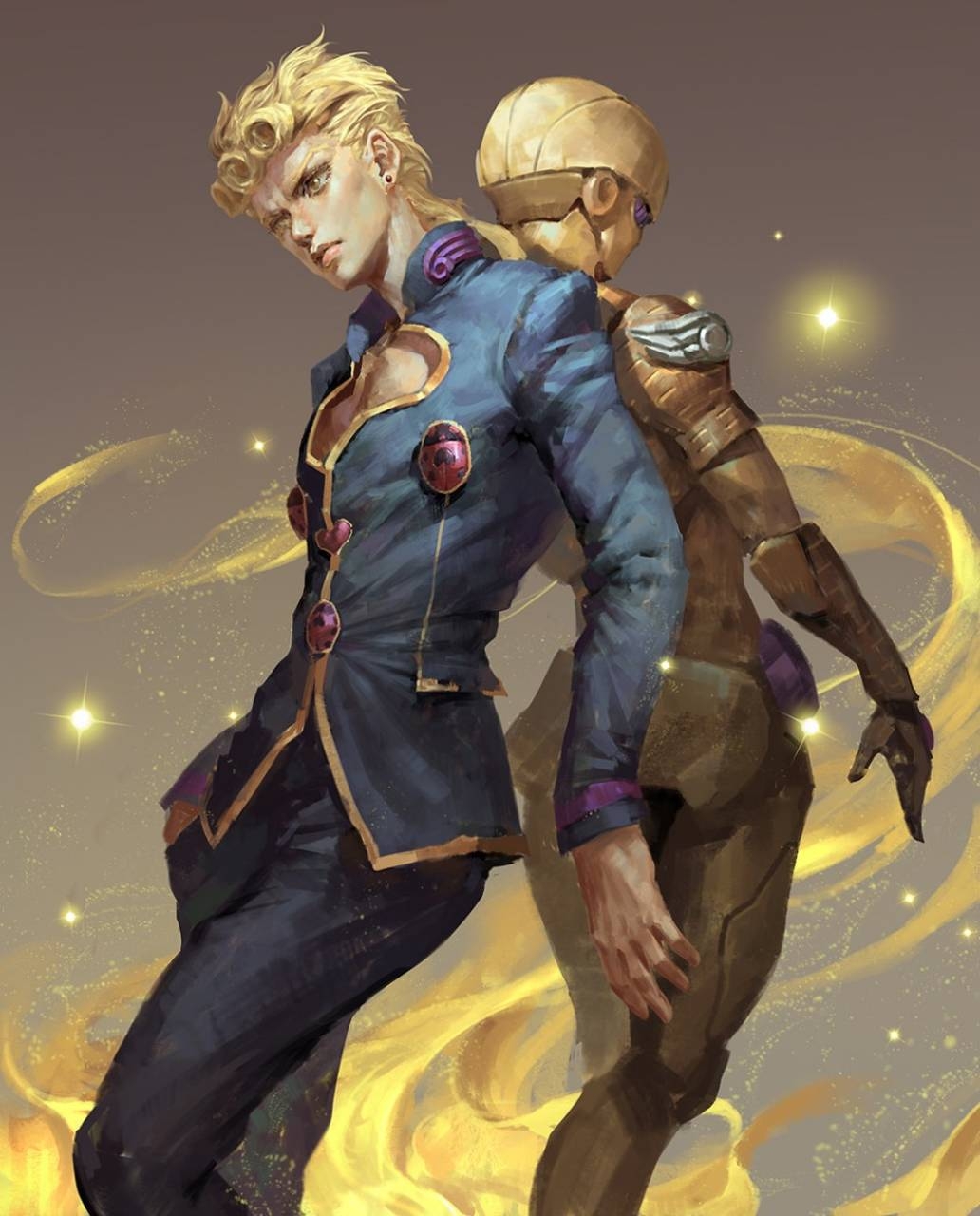 1040x1280 Giorno Giovanna wallpaper, Phone