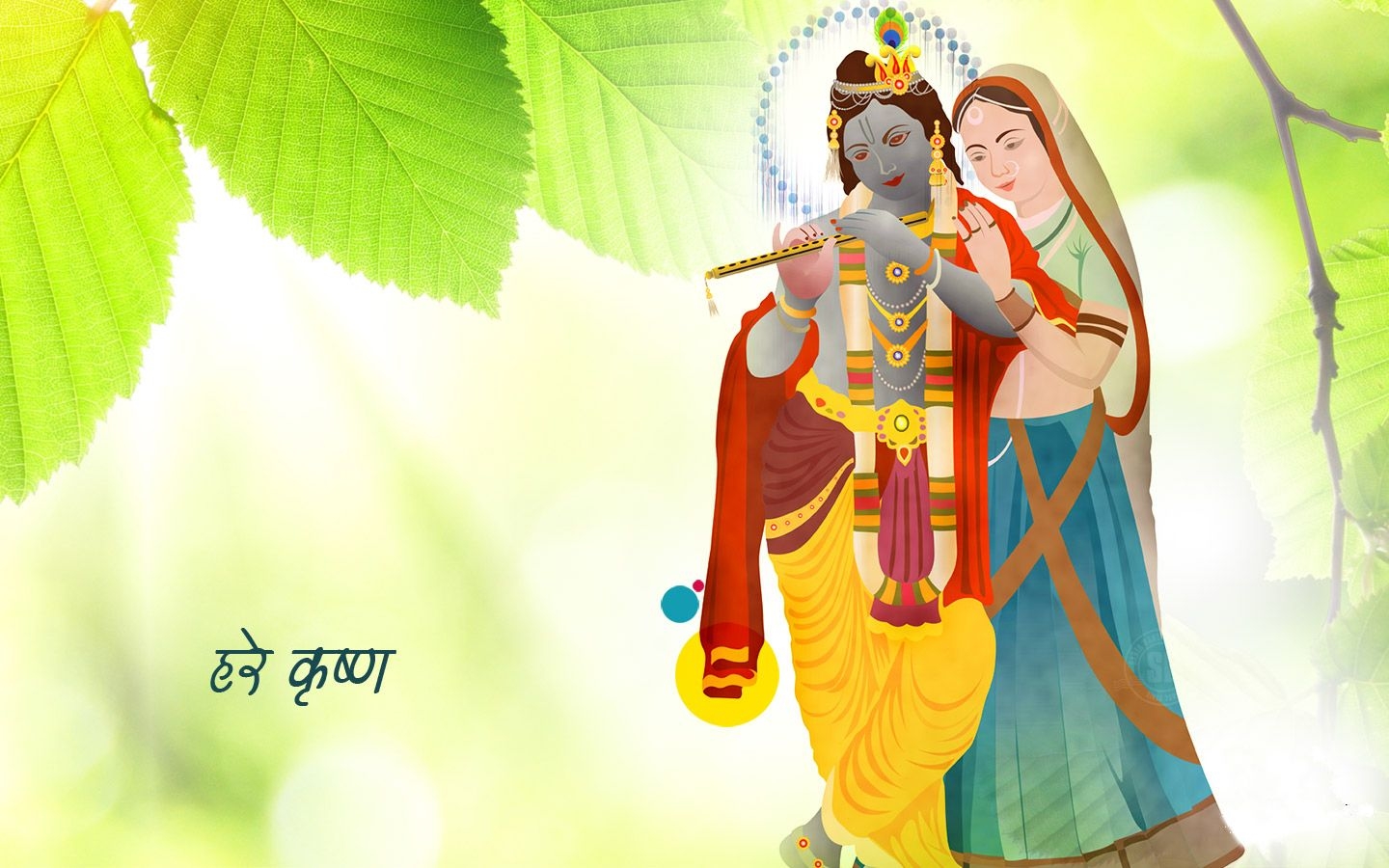 1440x900 Clip Art Radha Krishna wallpaper, Desktop