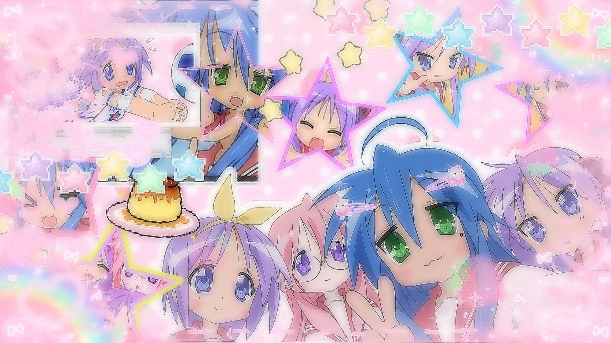 2000x1130 Lucky Star Banner. Kawaii wallpaper, iPad wallpaper, Star wallpaper, Desktop