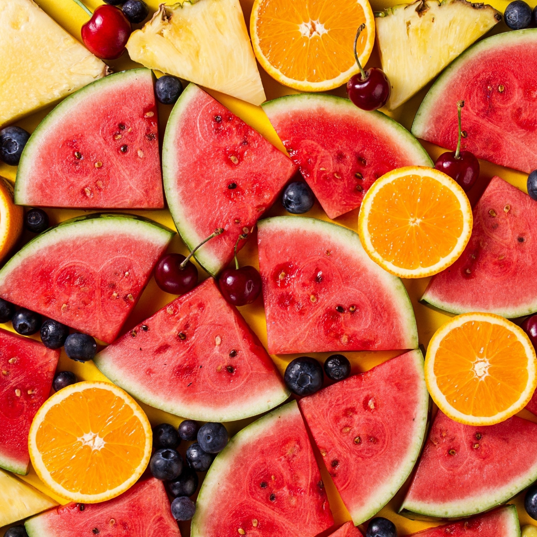 2250x2250 Download colorful fruits, berries, watermelon, summer  wallpaper, ipad air, ipad air ipad ipad ipad mini ipad mini  HD image, background, 24572, Phone