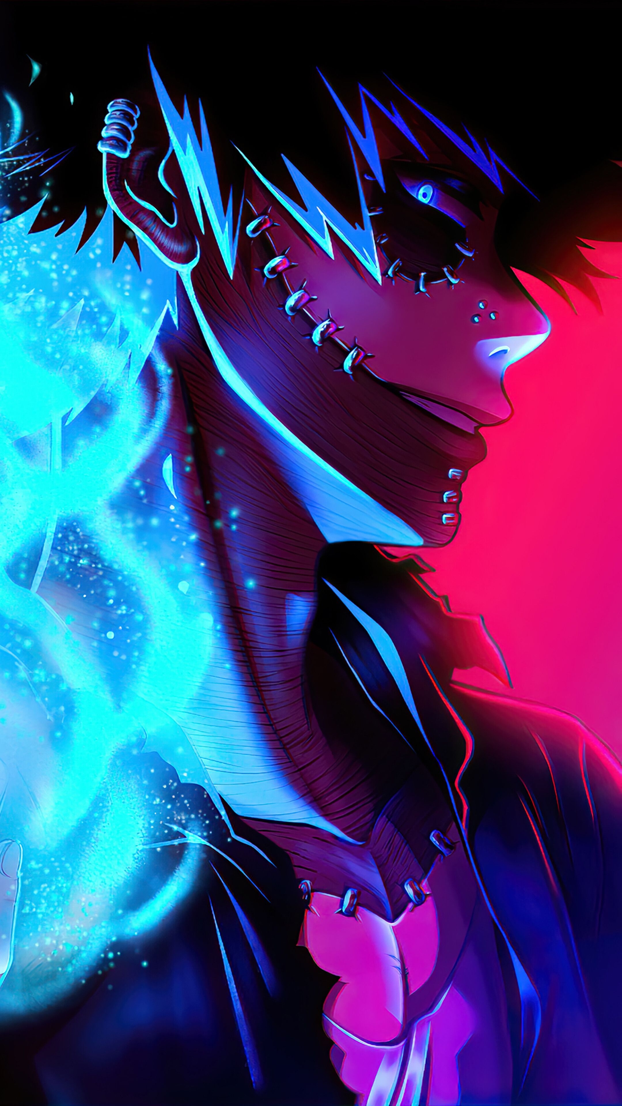 2160x3840 Dabi, Blue, Flame, My Hero Academia, 4K phone HD Wallpaper, Image, Background, Photo and P. Hero wallpaper hd, My hero academia episodes, HD anime wallpaper, Phone