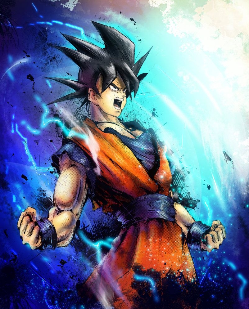 810x1000 Goku Fan Art Wallpaper Hdwalpaperlist.com, Phone