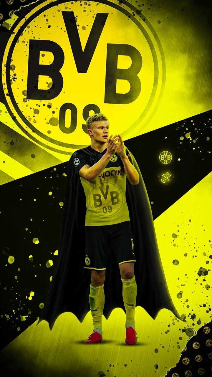 720x1280 Haaland BVB Wallpaper Discover more Borussia Dortmund, Bundesliga, BVB, Dortmund, Erling Haaland wallpaper. ht. Football design, Lion king picture, Chelsea team, Phone