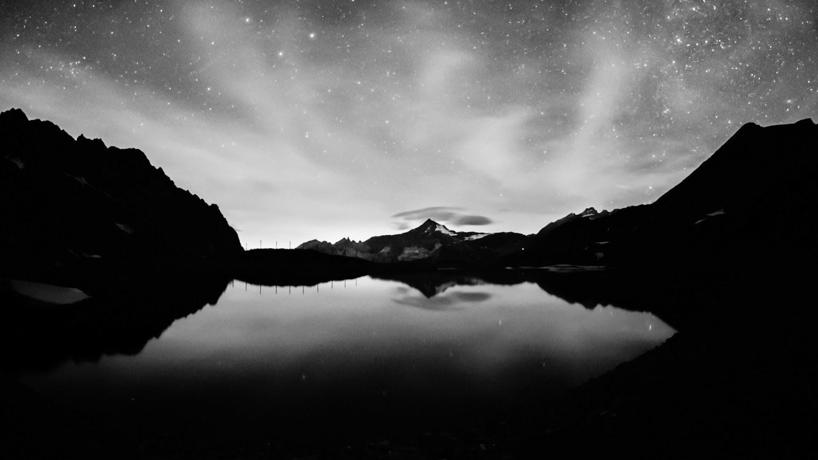 1600x900 Black And White Wallpaper Pcwalpaperlist.com, Desktop