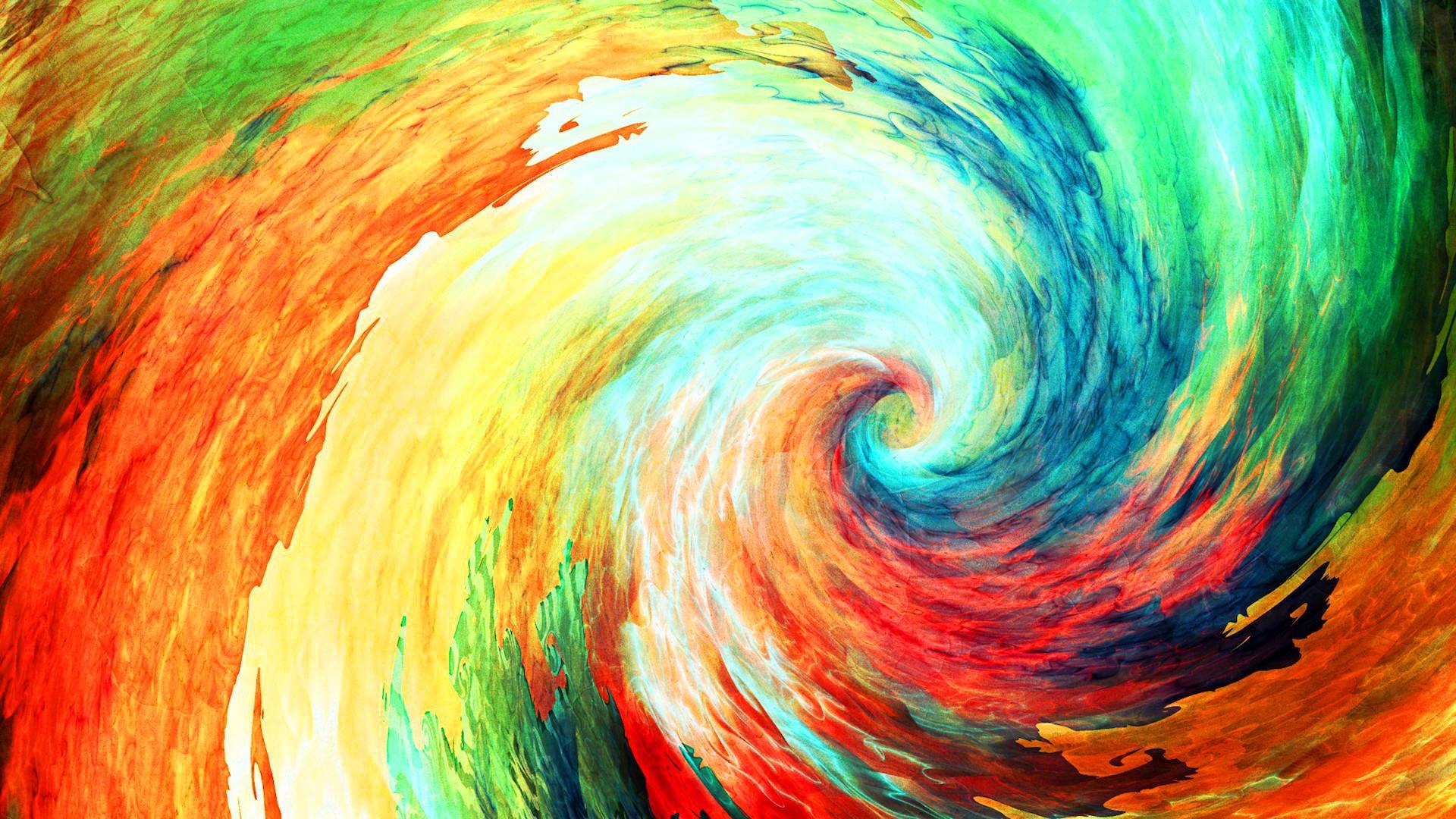 1920x1080 Multicolor spirals Wallpaper, Desktop