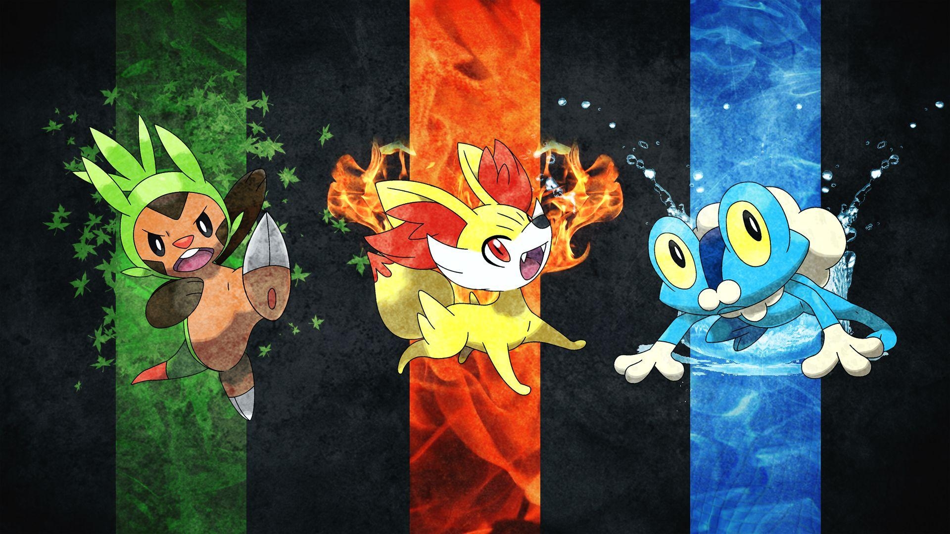 1920x1080 Wallpaper Pokemon X Y Starters By Arkeis Pokemon, Desktop