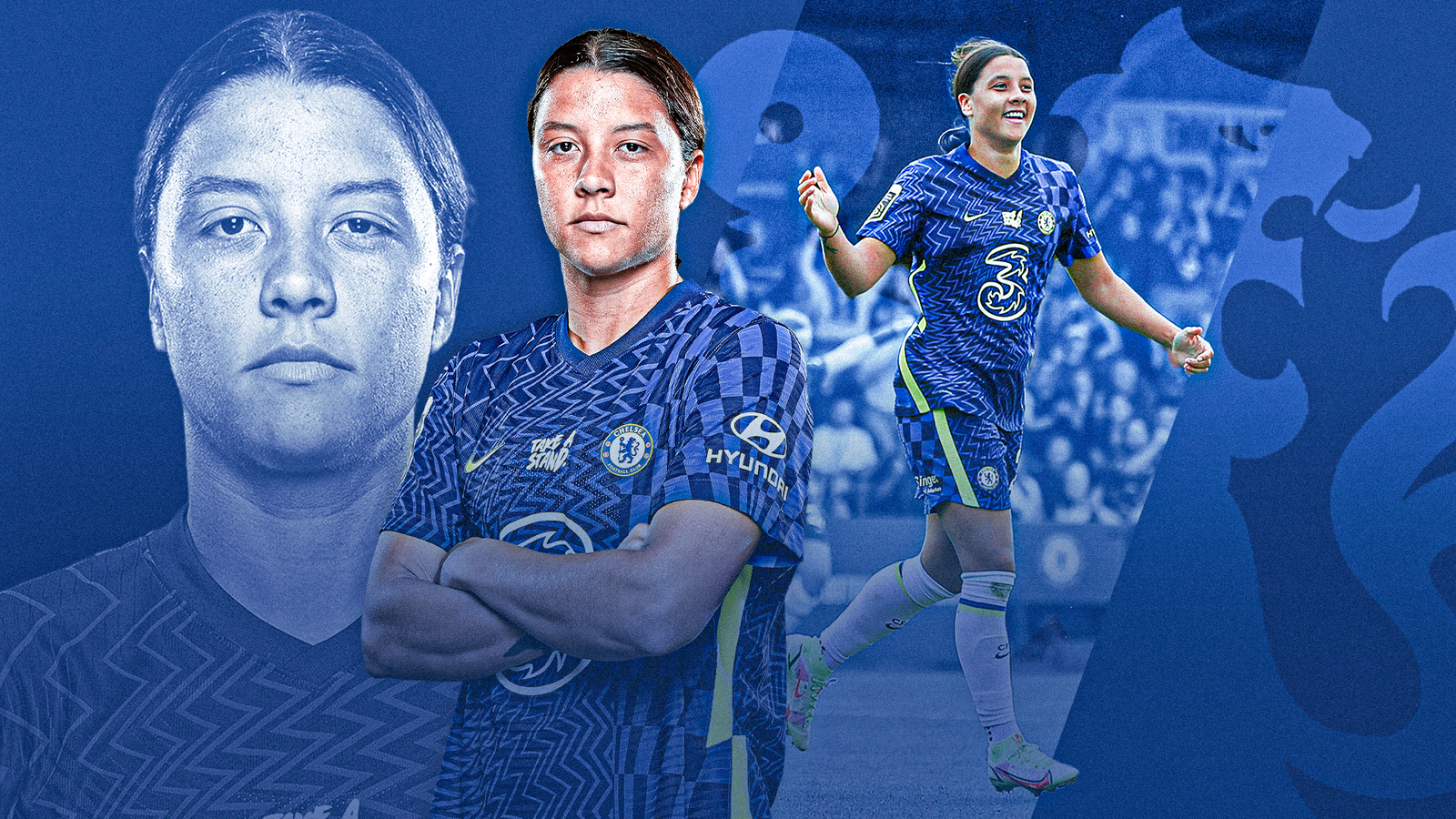 1600x900 Chelsea Women striker Sam Kerr crowned FWA Women's Footballer of the Year, Desktop