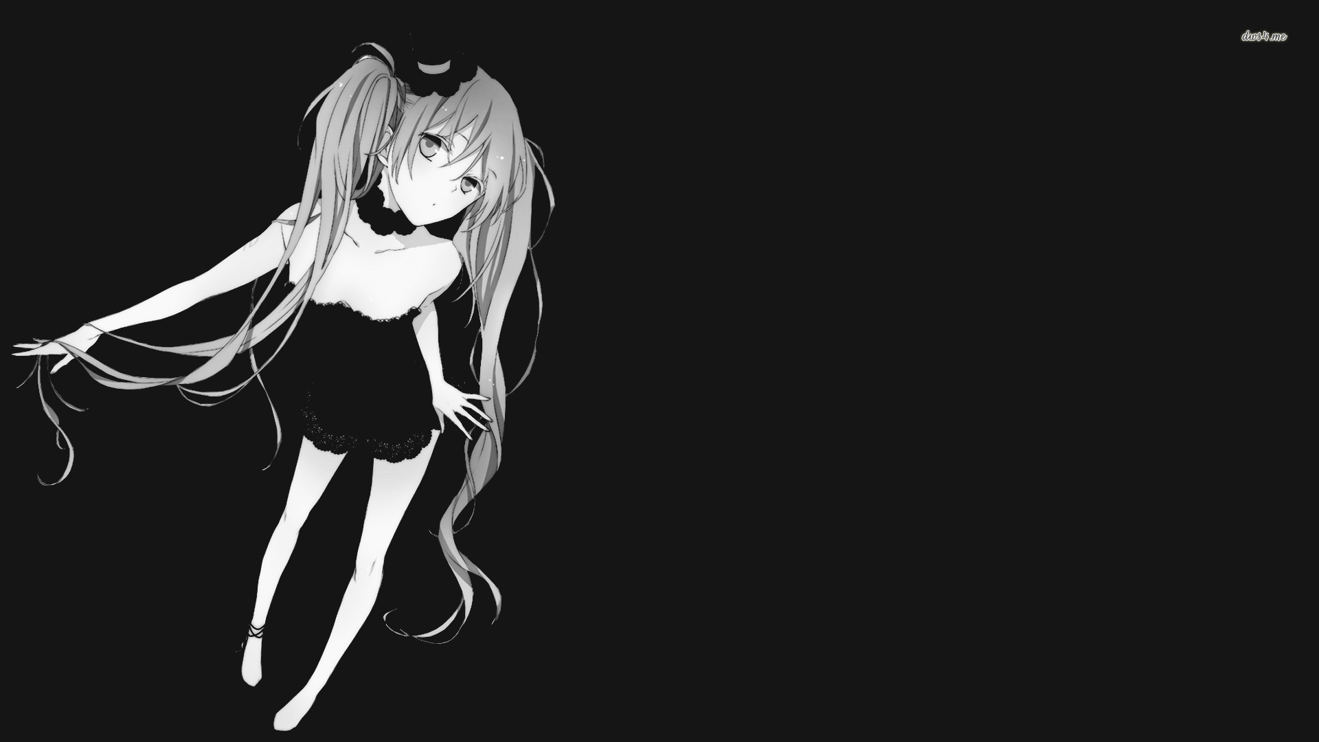 1920x1080 Black Wallpaper Anime, Desktop