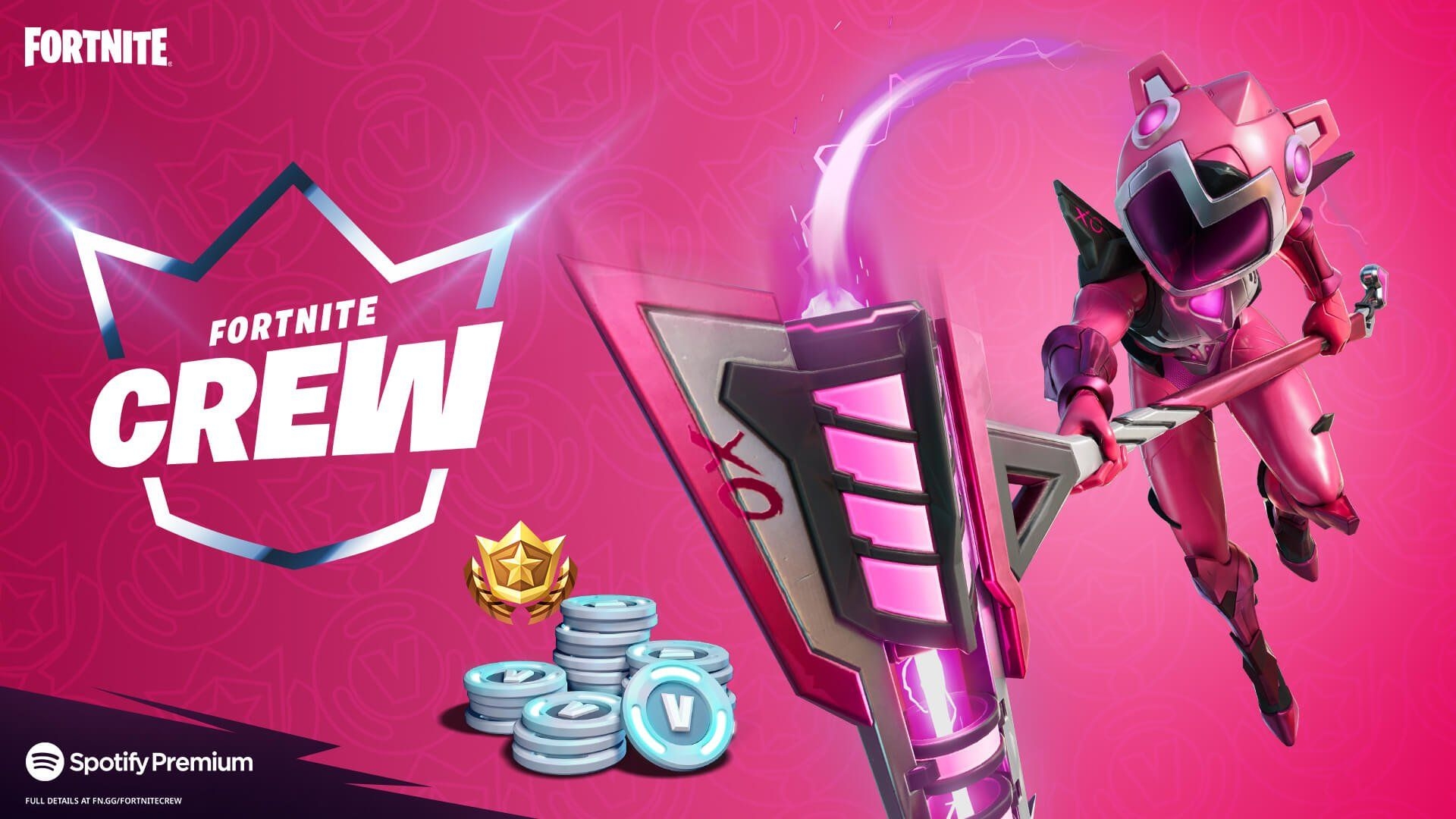 1920x1080 IFireMonkey Was Asleep When It Got Revealed But The Fortnite Crew June Benefits Include The Mecha Cuddle Master Outfit, 000 V Bucks, The Chapter 2 Season 7 Battle Pass, And, Desktop