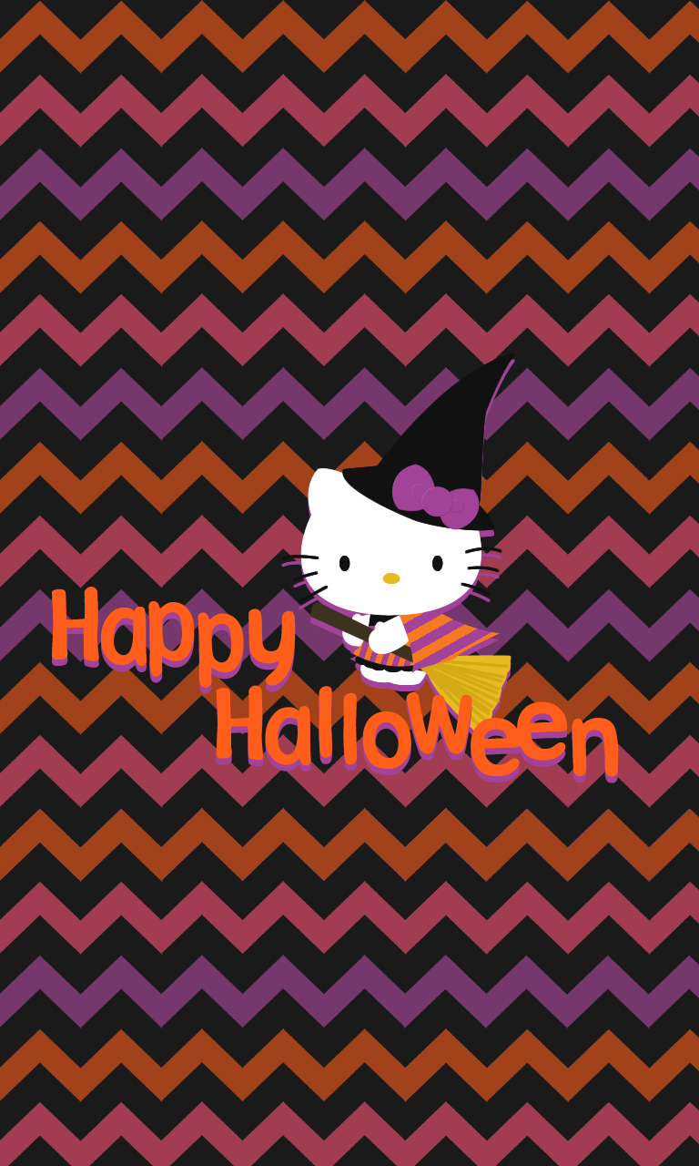 770x1280 Halloween Hello Kitty Wallpaper, Phone