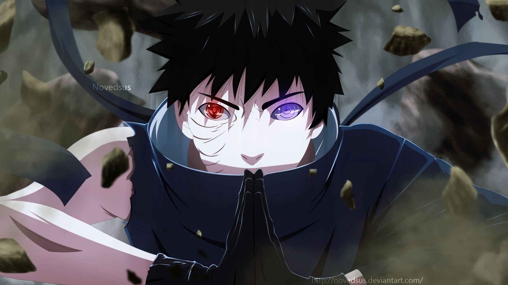 1920x1080 Sharingan Rinnegan Eye Obito Uchiha Hd Wallpaper 1920×1080, Desktop