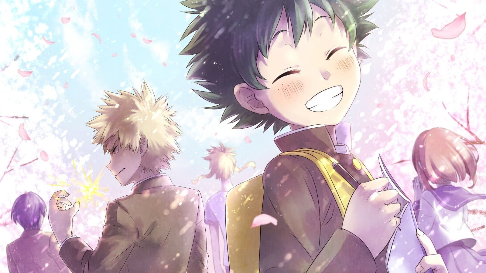 1600x900 Anime digital wallpaper, Boku no Hero Academia, Izuku Midoriya, Desktop