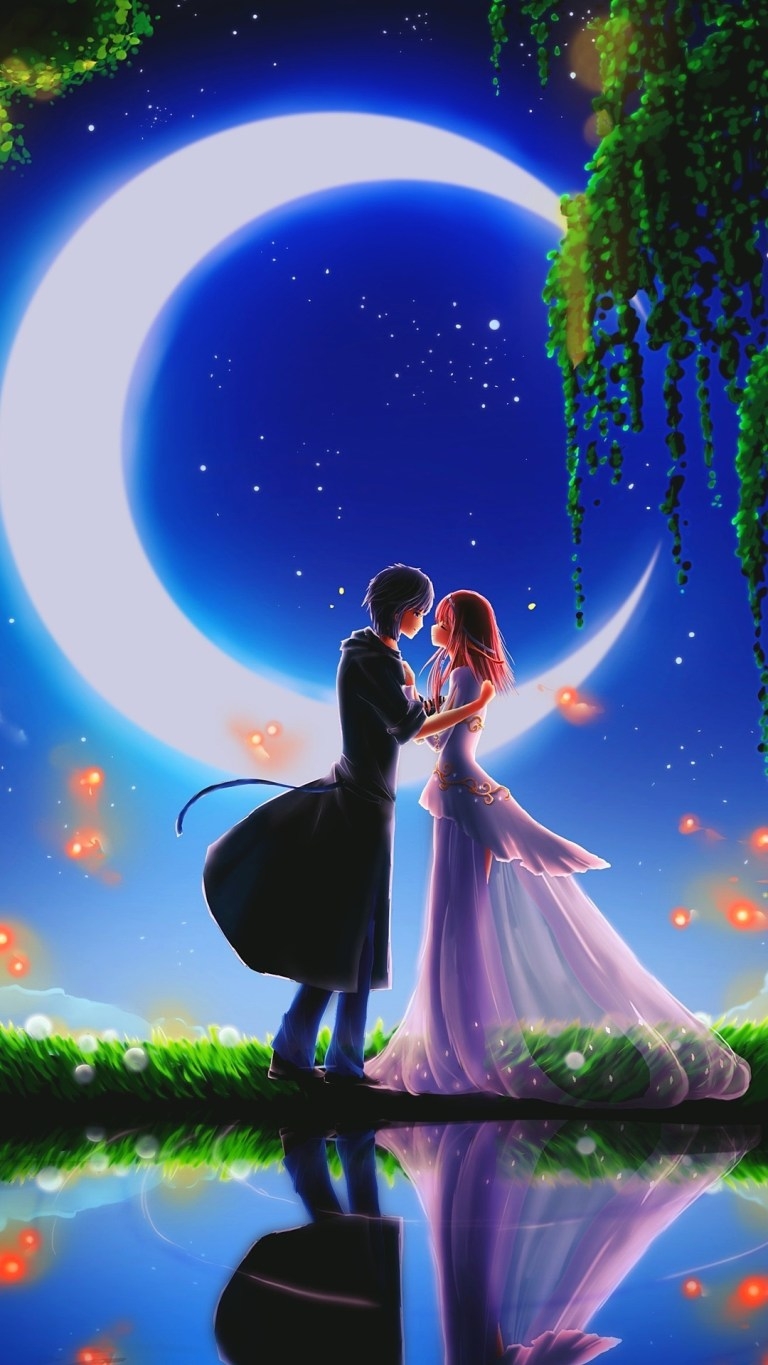 770x1370 Free download Love Romantic Anime Couple iPhone Ultra HD 4K Wallpaper Traxzee [] for your Desktop, Mobile & Tablet. Explore Love iPhone 4K Wallpaper. iPhone 4K Wallpaper, 4K iPhone, Phone