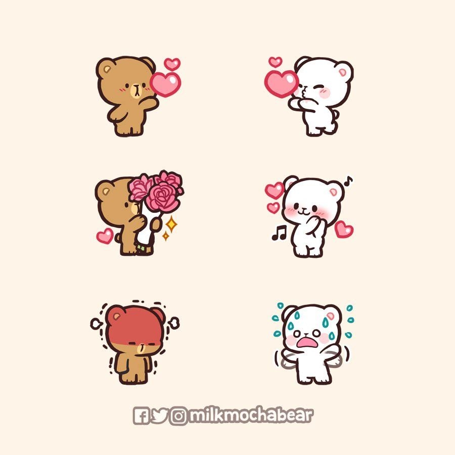 900x900 Milk Mocha Bear, Phone