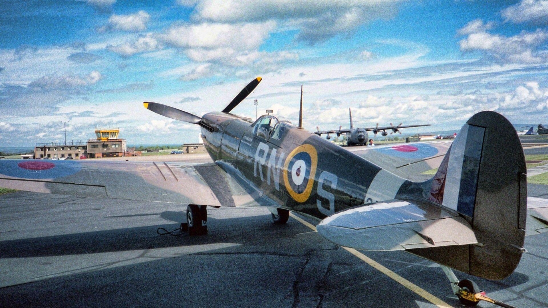 1920x1080 Simply: Spitfire Supermarine Spitfire aircraft, Desktop