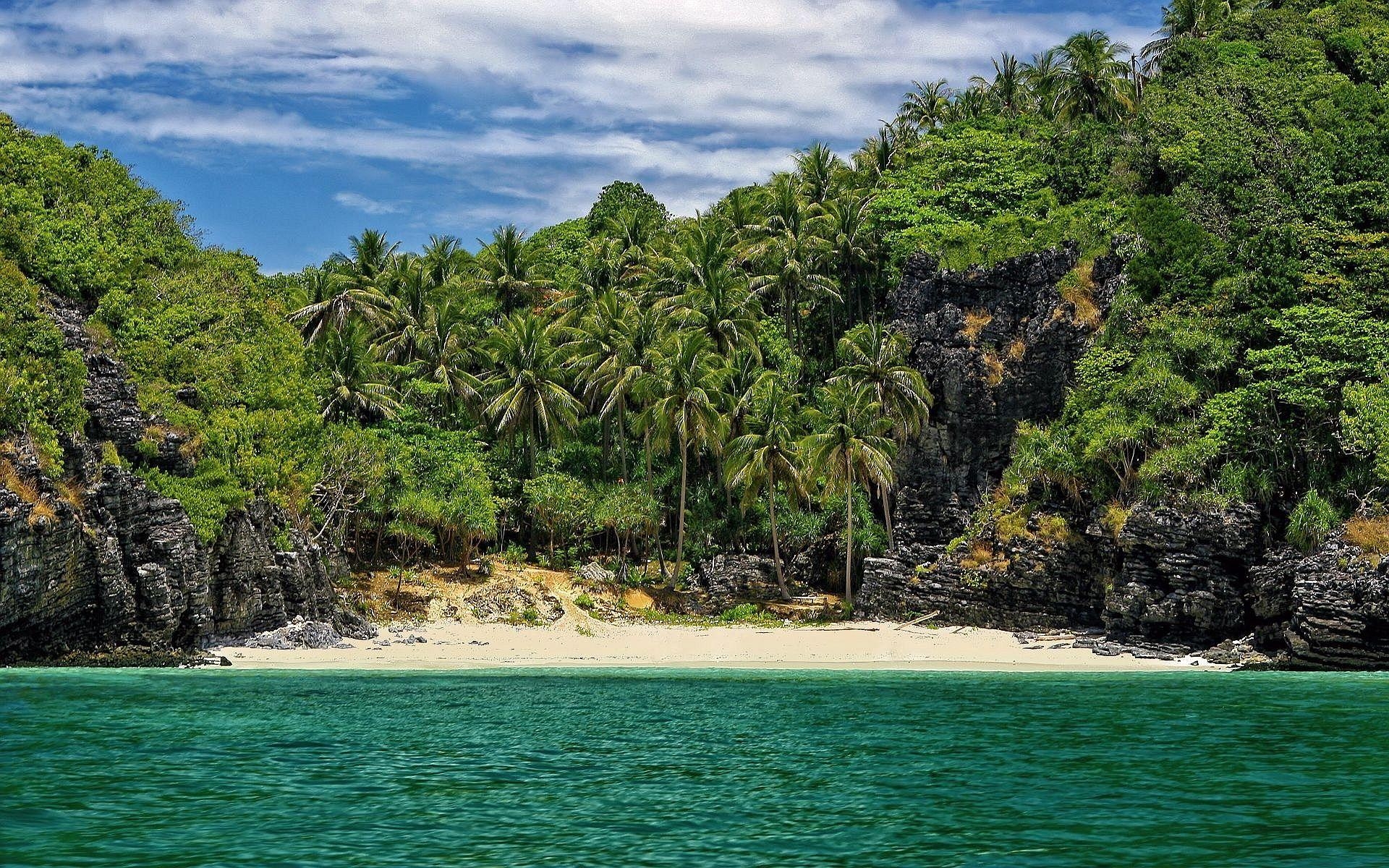 1920x1200 Palm Beach Solomon Islands, Desktop