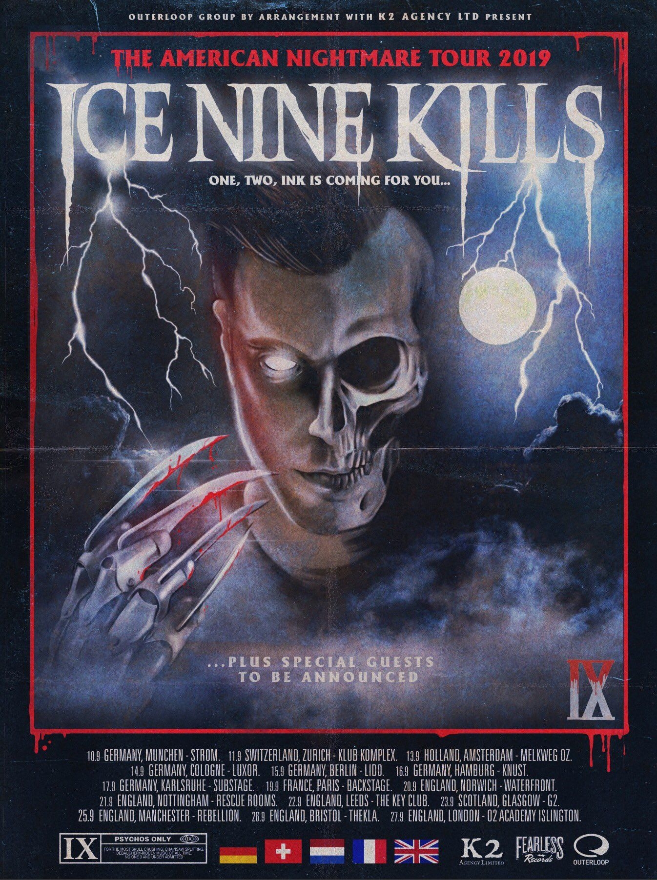 1350x1810 Ice Nine Kills Have Announced A Massive Tour Of Europe + The UK, Phone