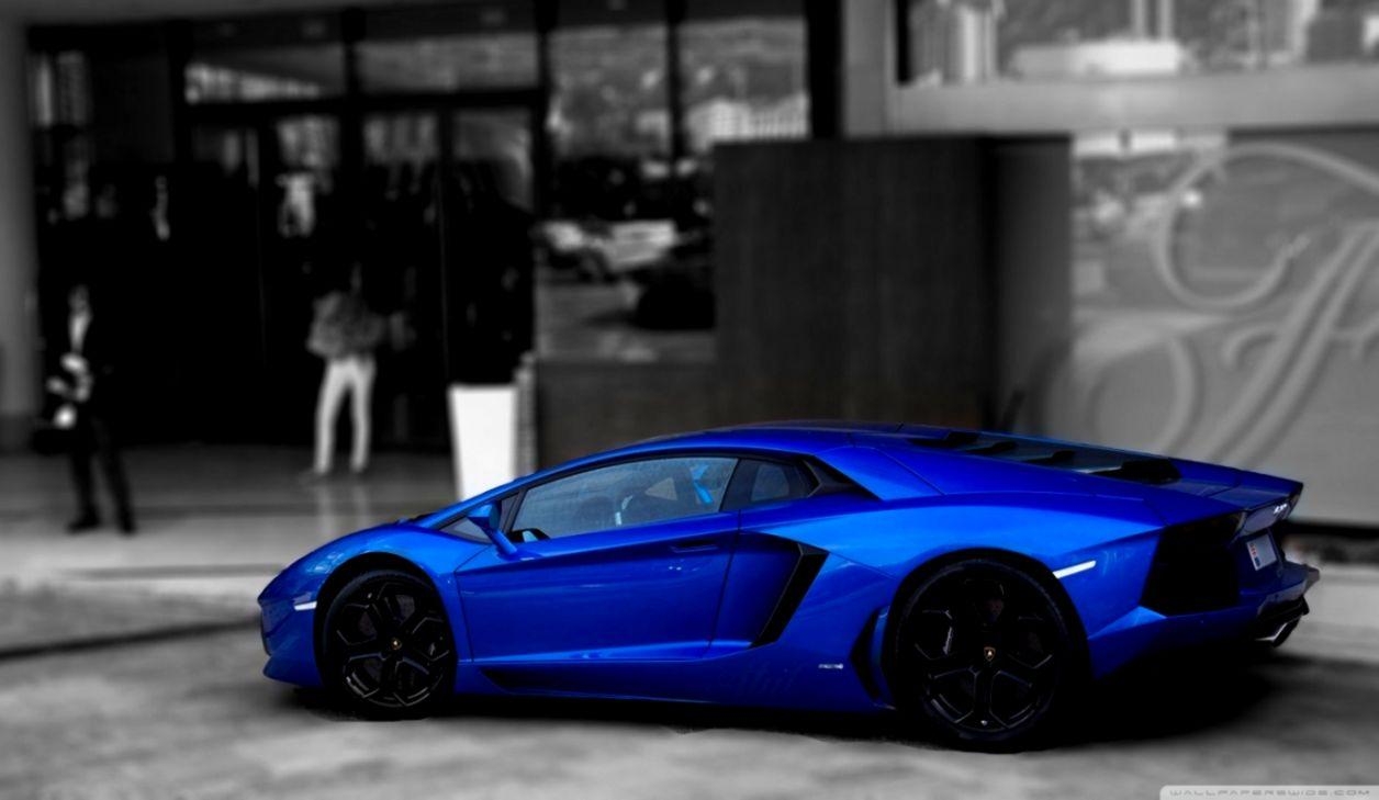 1260x730 Lamborghini Fire Blue Wallpaper HD, Desktop