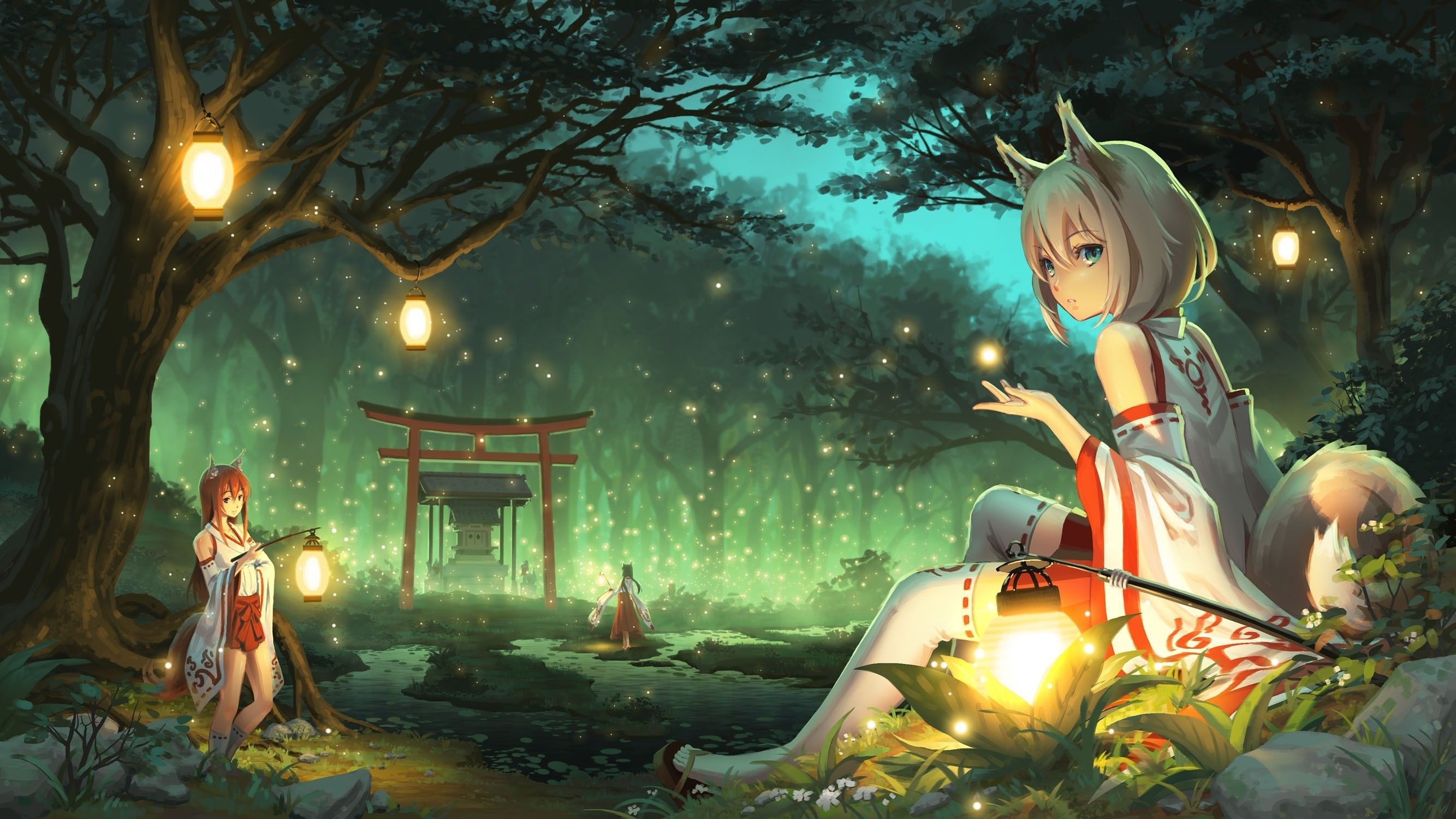 2670x1500 Anime Kitsune Wallpaper Free.wallpaperaccess.com, Desktop