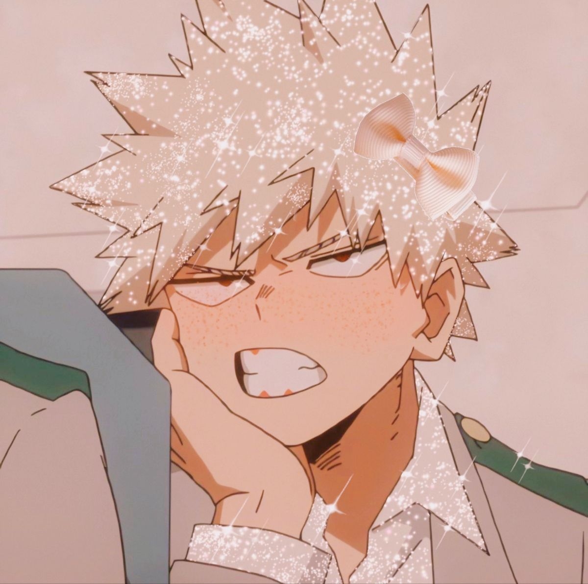 1200x1200 Bakugo sparkle pfp. Anime wolf girl, Anime, Anime wolf, Desktop