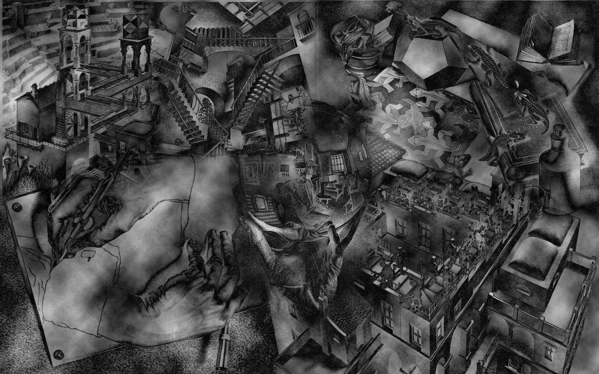 1920x1200 Mc Escher Wallpaper Computer 3 Download, Desktop