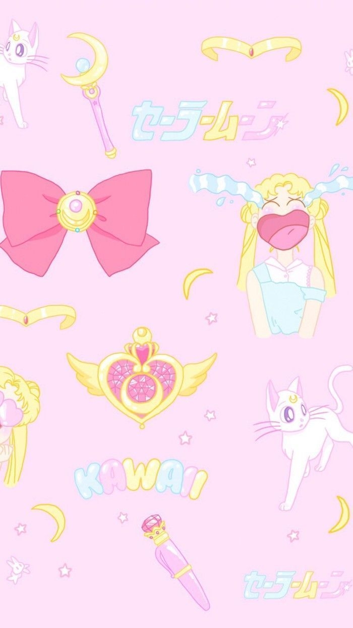 700x1250 Kawaii Princess Wallpaper Free Kawaii Princess, wallpaper cute kawaii #wallpapercute #wallpapercutekawaii. Sailor moon wallpaper, Sailor moon, Sailor moom, Phone