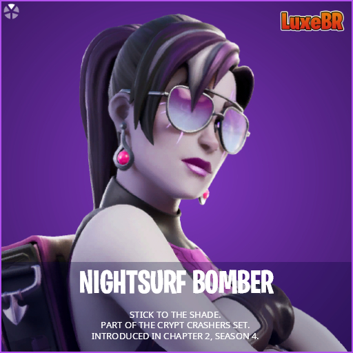 520x520 Nightsurf Bomber Fortnite wallpaper, Phone