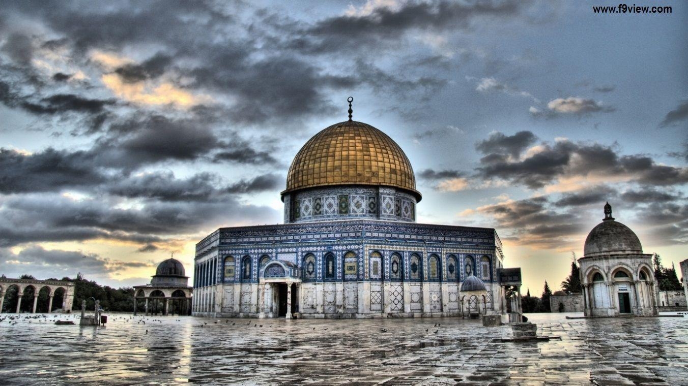 1360x760 Al Aqsa Mosque HD Wallpaper, Desktop