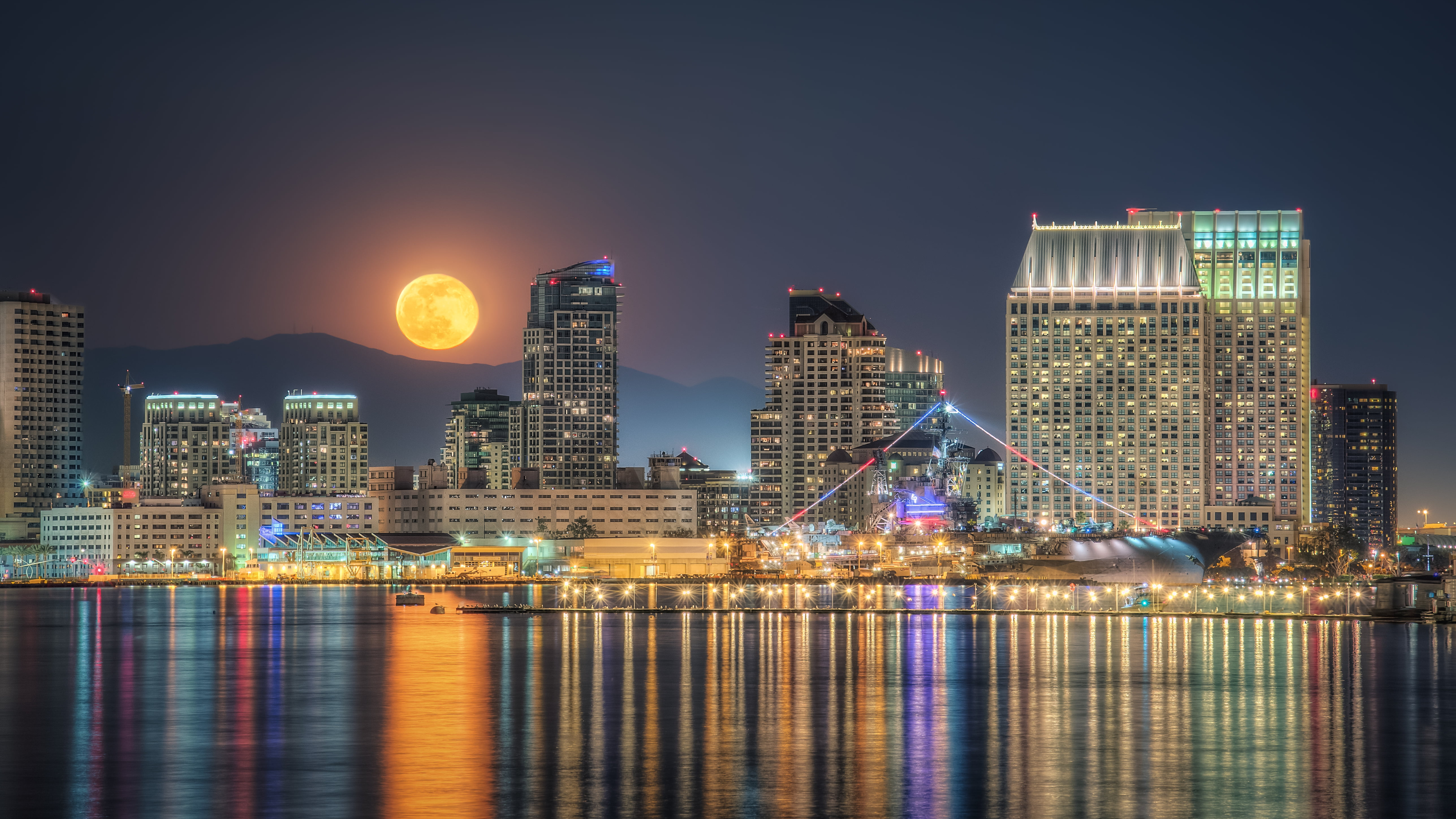 3840x2160 San Diego Bay Wallpaper, Desktop