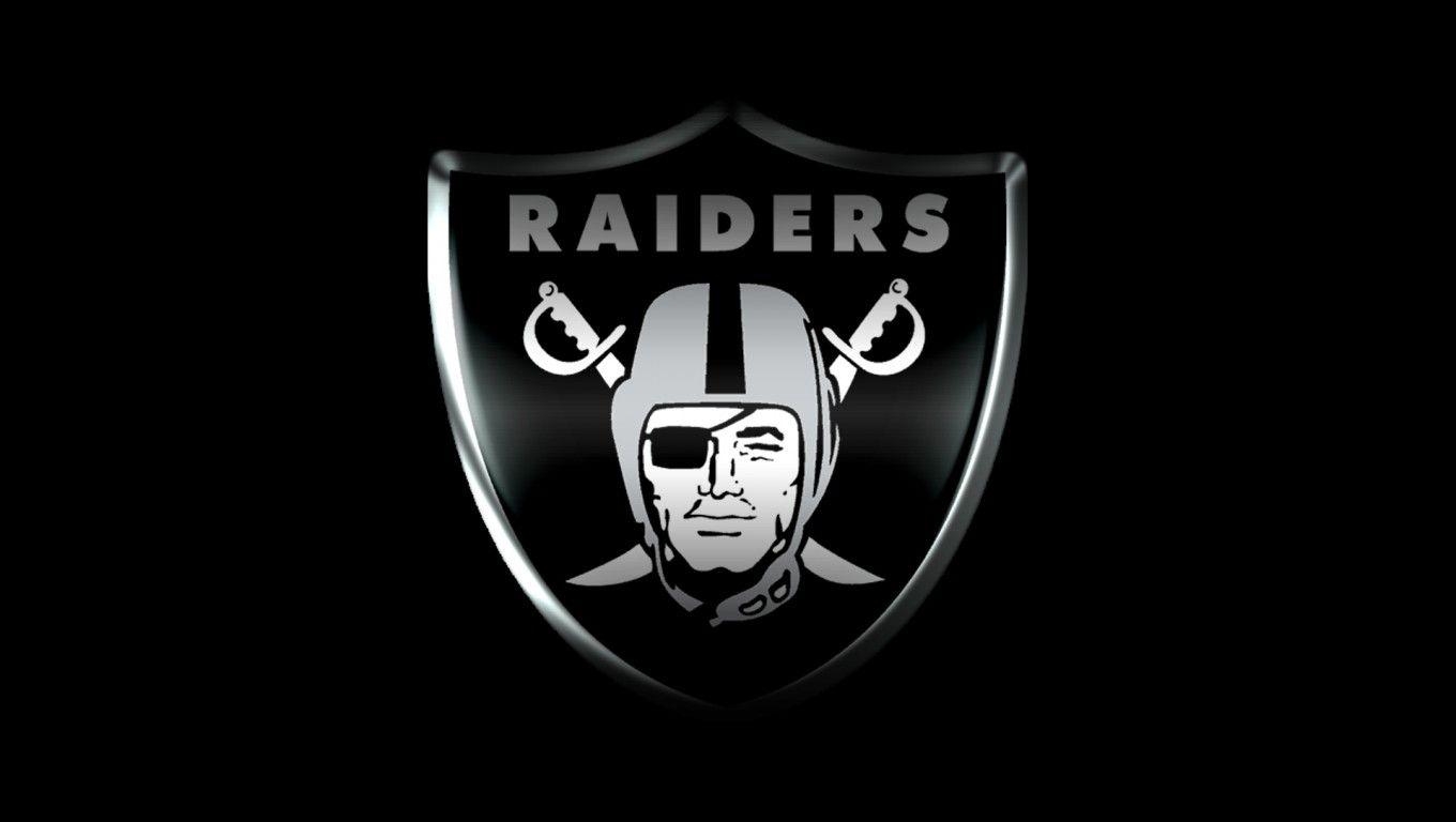 1360x770 Oakland Raiders Logo Wallpaper, Desktop