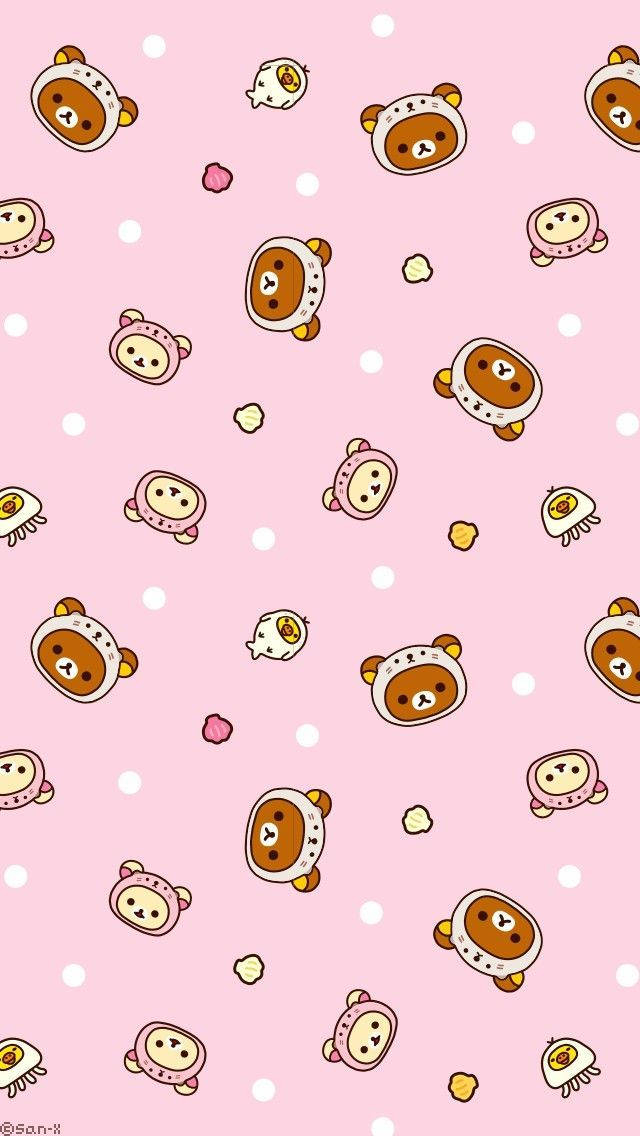 640x1140 Korilakkuma Heads Wallpaper, Phone