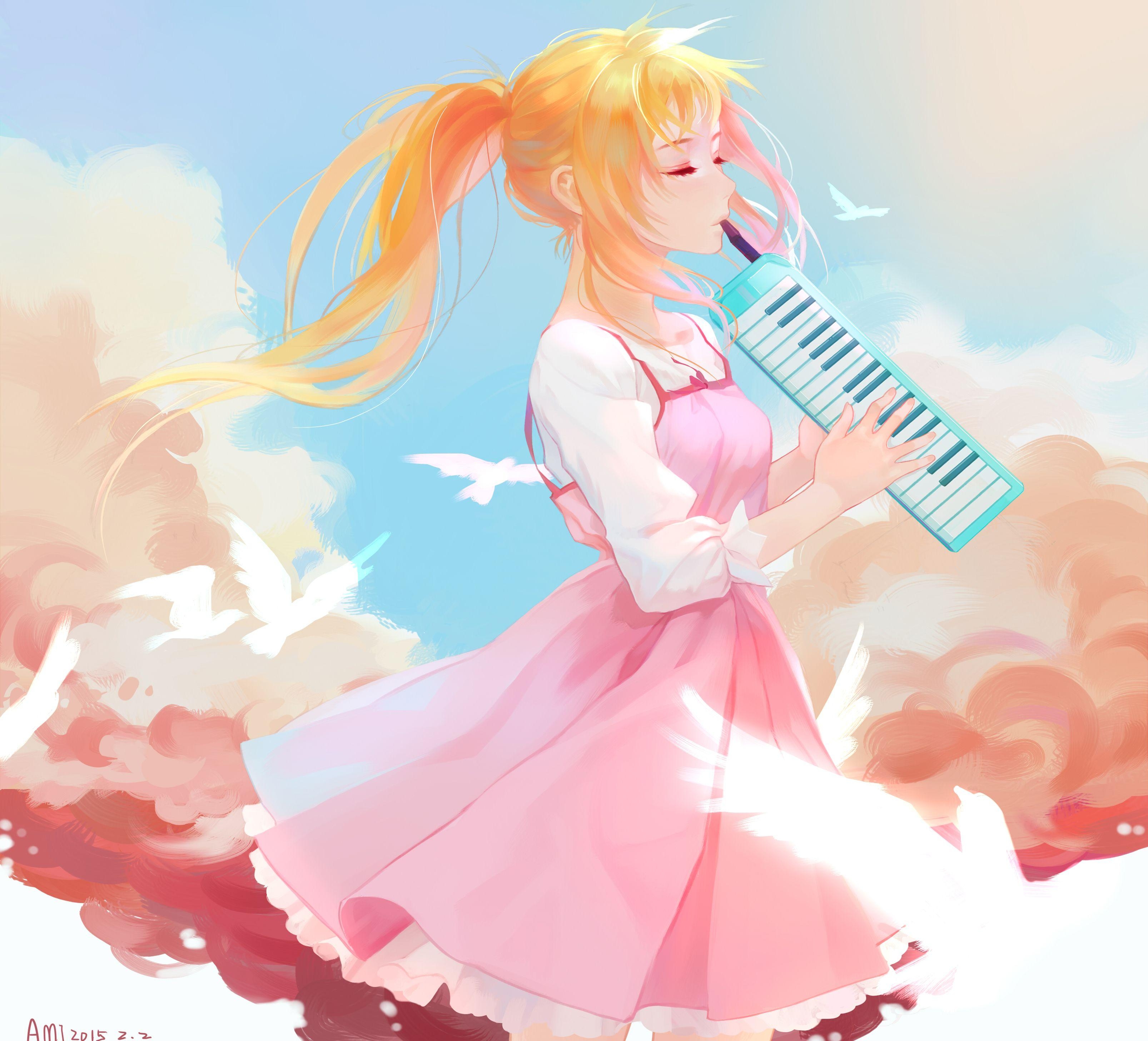 3220x2920 Anime Your Lie In April Kaori Miyazono Wallpaper. Anime, Desktop