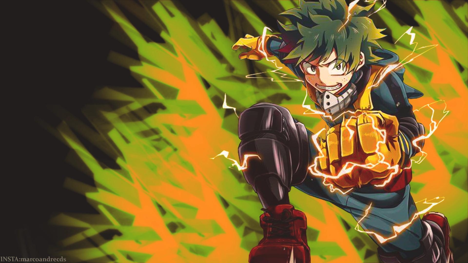 1920x1080 My Hero Academia Deku wallpaper, anime, Midoriya Izuku, action, Desktop