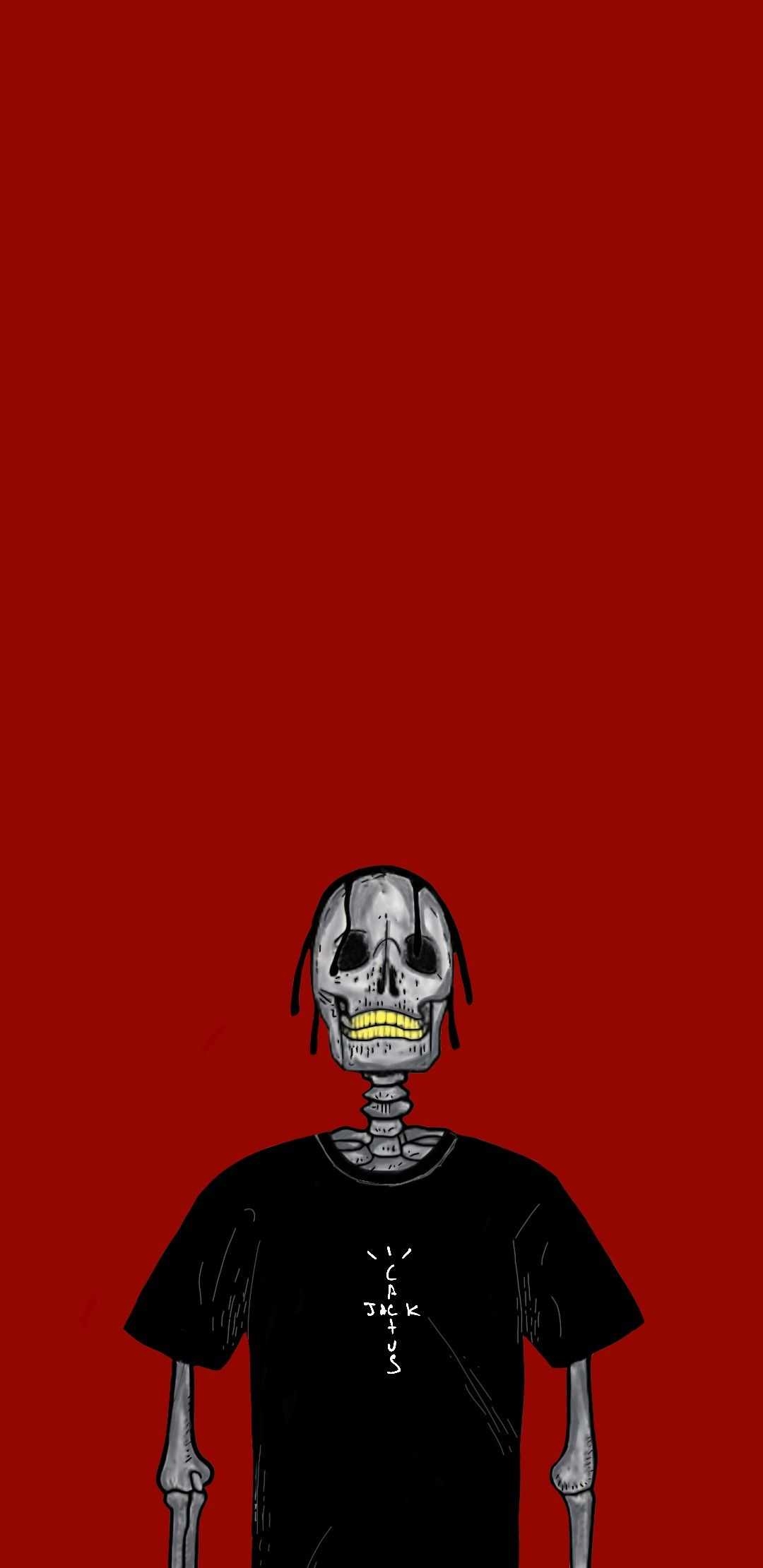 1080x2220 Cactus Jack Wallpaper, Phone