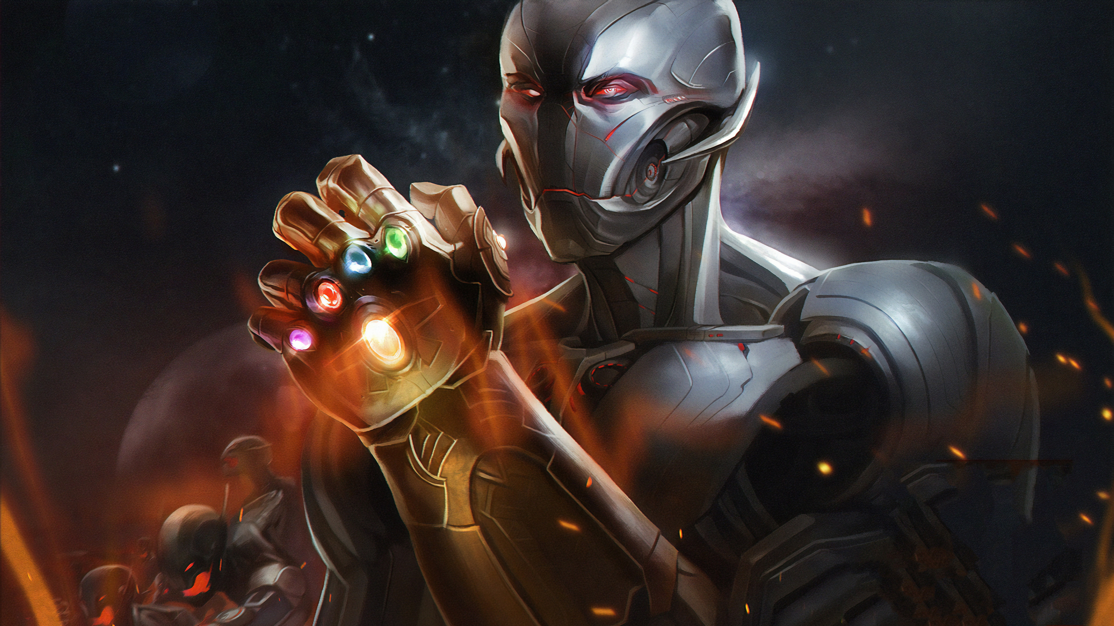 3840x2160 Ultron Infinity Gauntlet 4k, HD Superheroes, 4k Wallpaper, Image, Background, Photo and Picture, Desktop