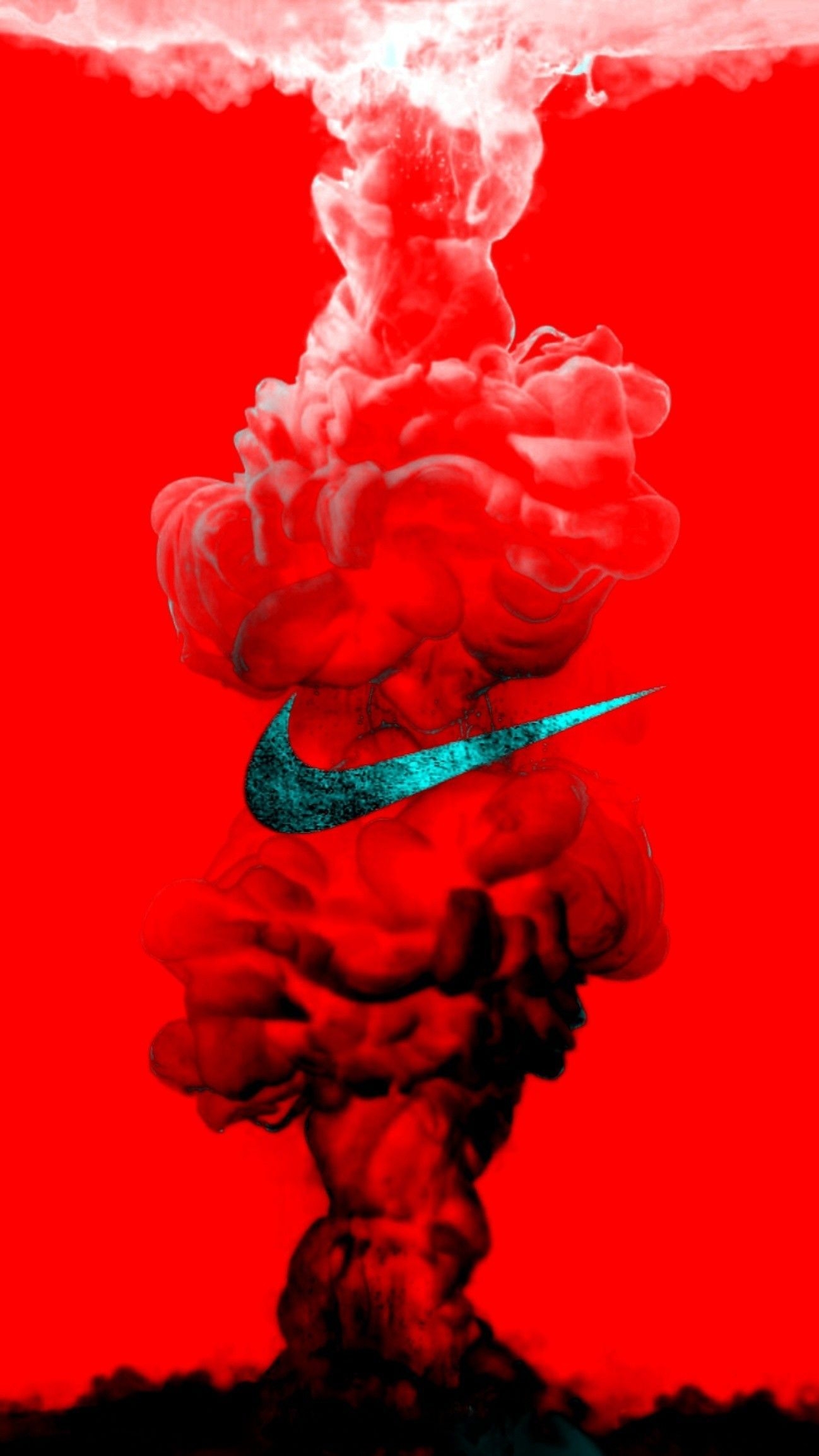 1300x2310 Red and Black Nike Wallpaper Free Red and Black Nike Background, Phone