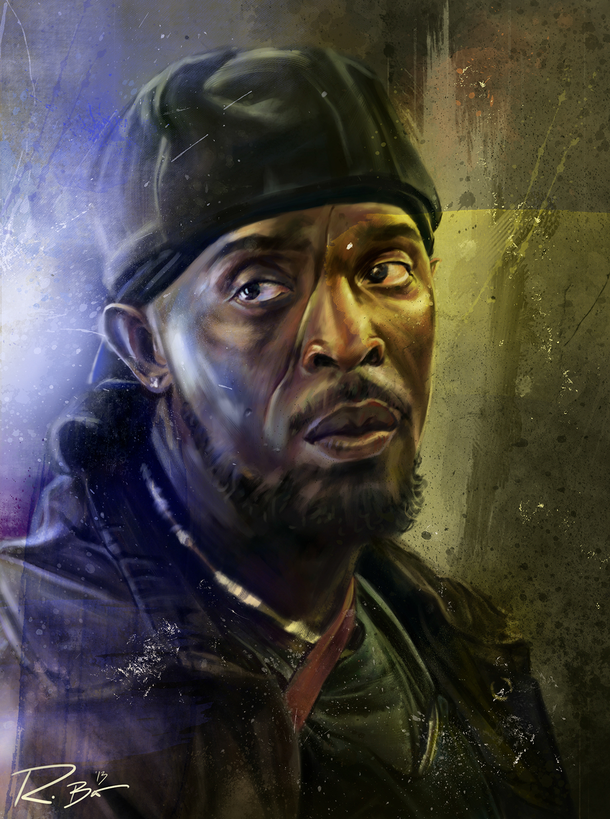 1200x1620 Omar Little Illustrated Print, Phone