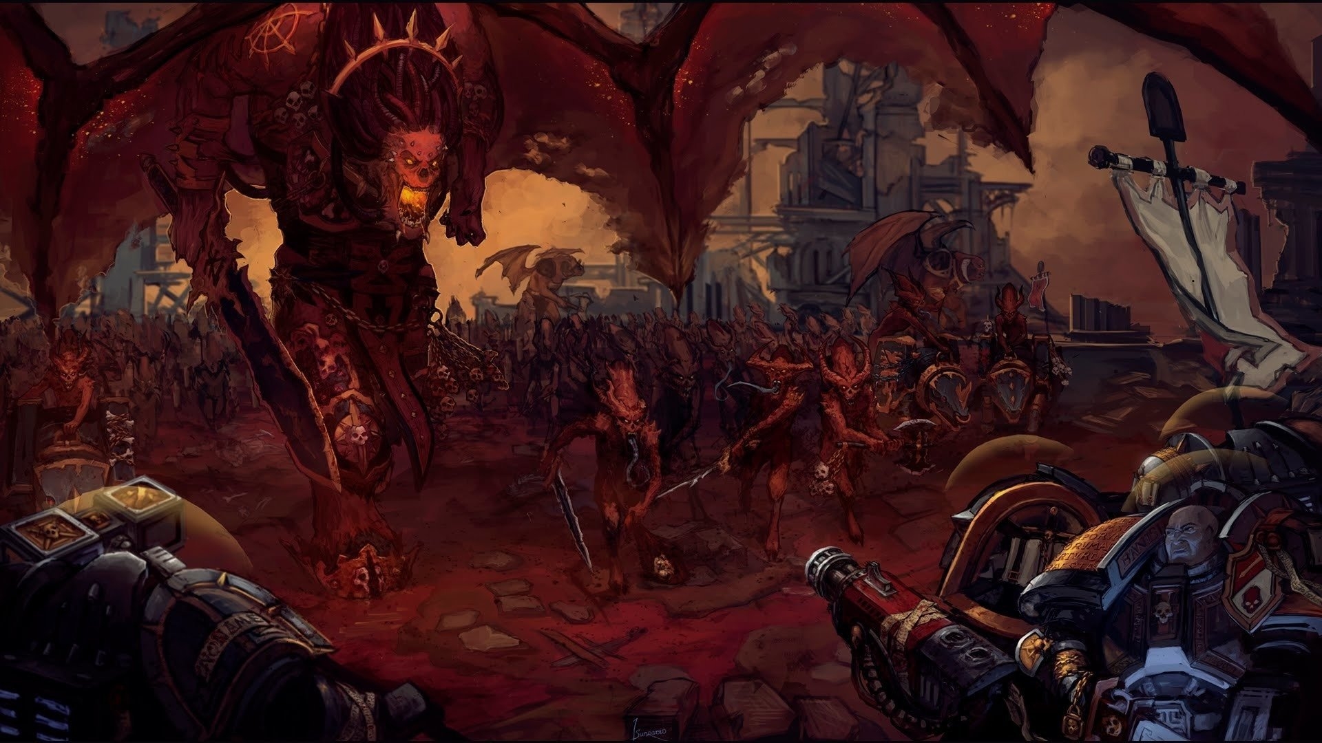 1920x1080 Khorne (Warhammer) HD Wallpaper and Background Image, Desktop