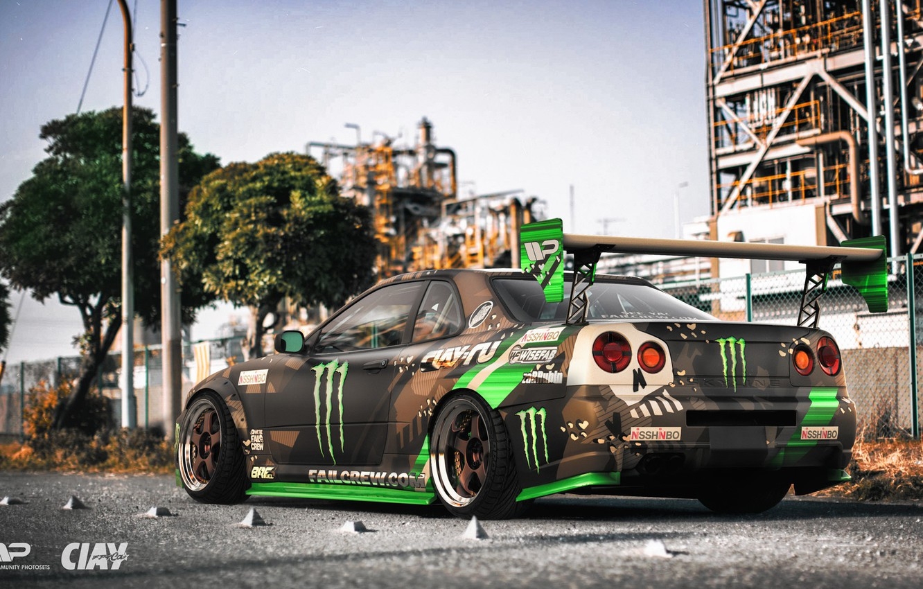 1340x850 Wallpaper Auto, Machine, Nissan, GT R, Art, Skyline, Nissan Skyline, Rendering, Japanese, Nissan Skyline GT R, GT R, R Nissan Skyline R Polischuk, Polischuk Who Stayed, Nissan Skyline Failcrew Drift Team Image For, Desktop