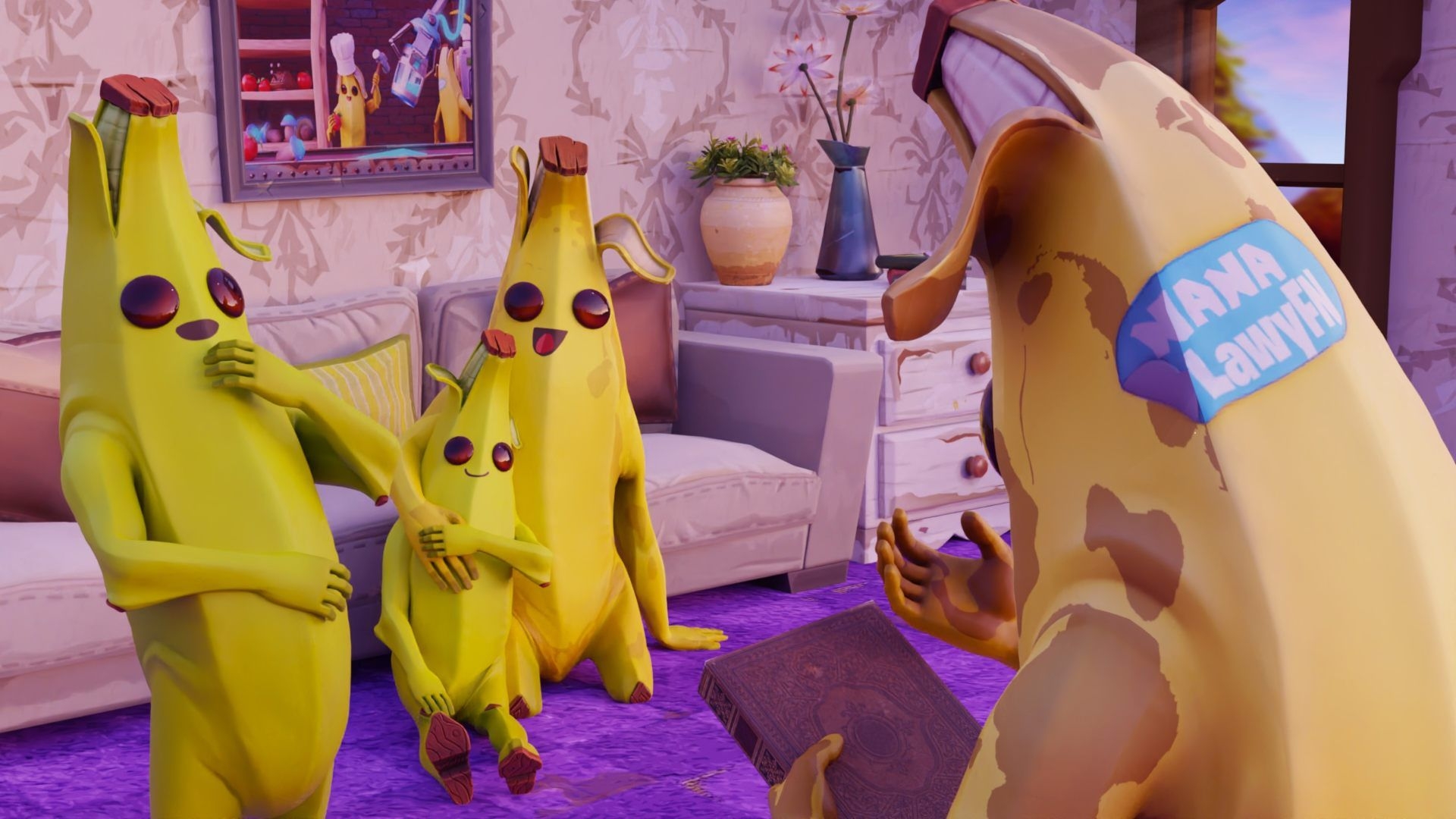 1920x1080 Free download New Cool Peely Banana Skin Fortnite Come And Get It, Desktop