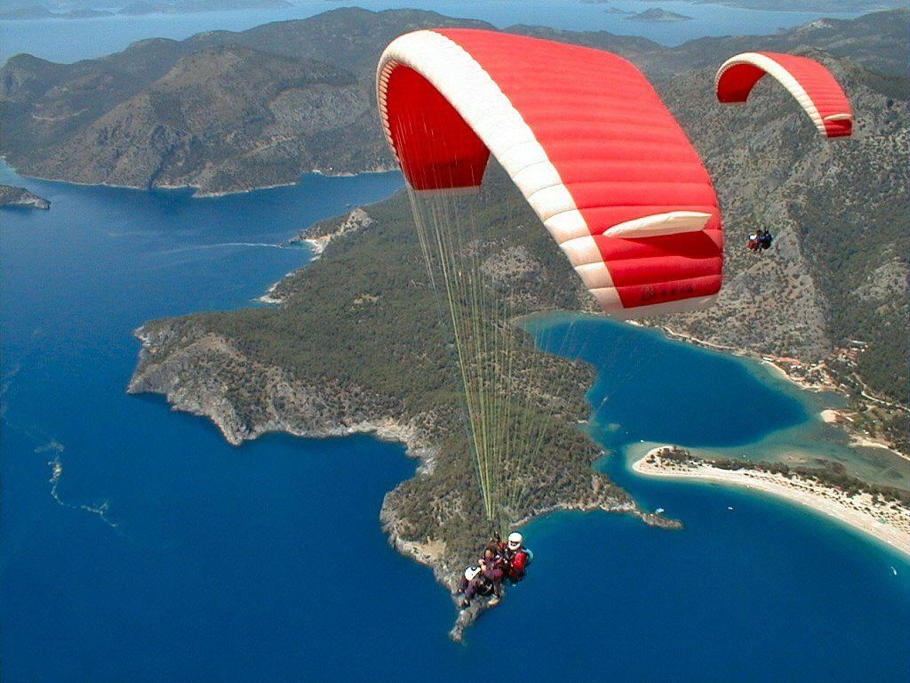 1030x770 Rock Climbing Extrem: paragliding wallpaper, Desktop