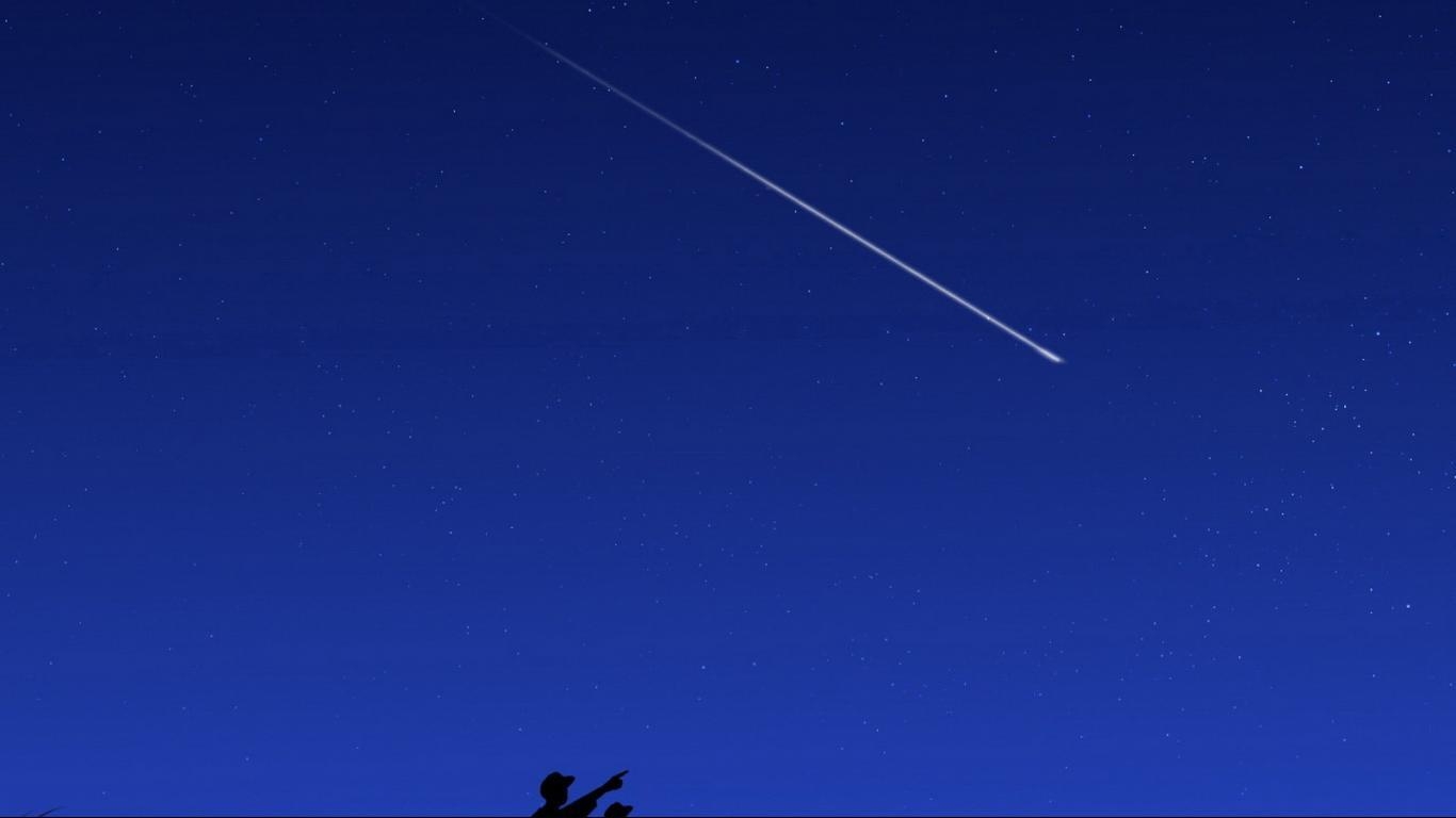 1370x770 Shooting Star iPhone Wallpaper, Desktop