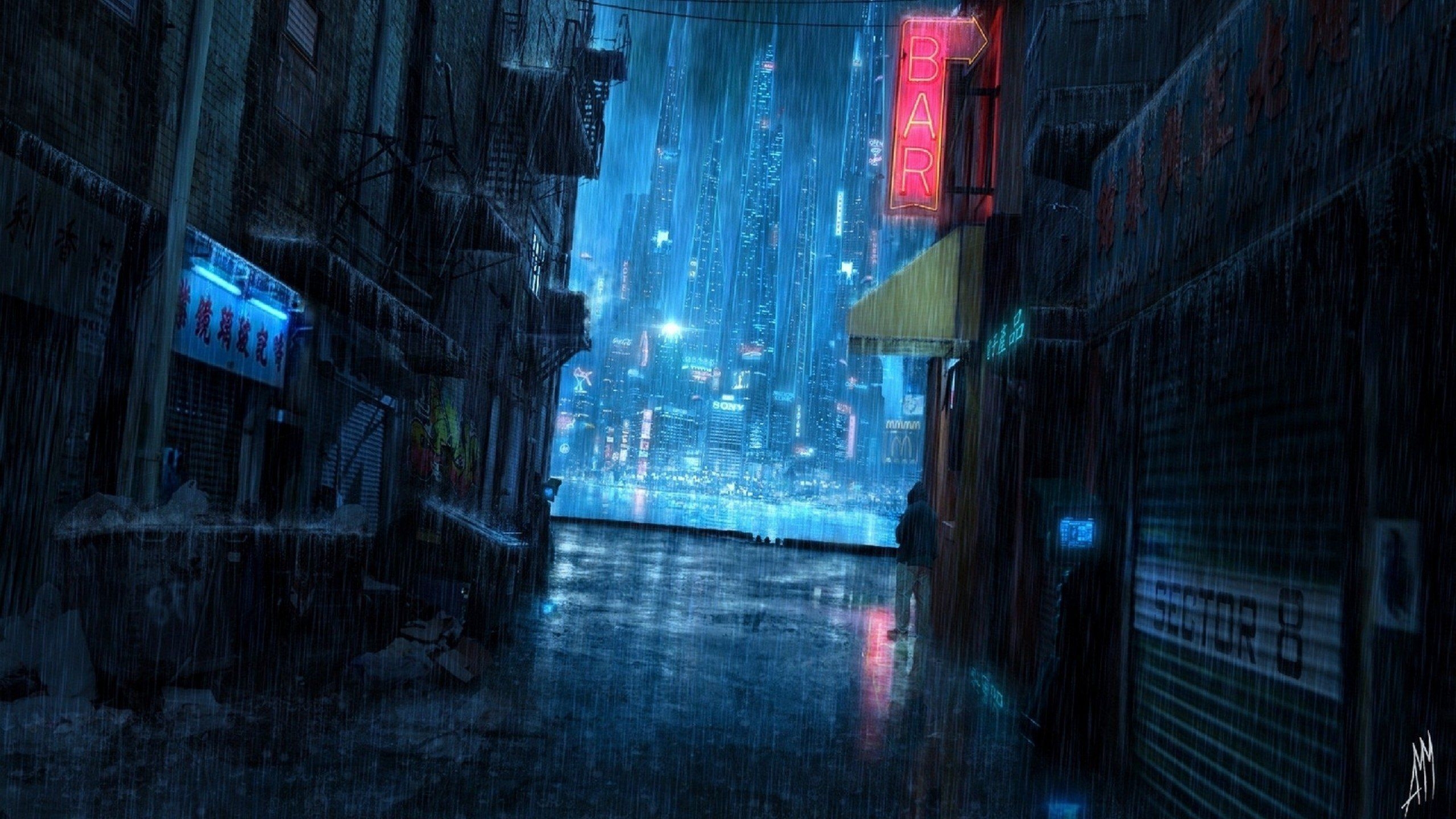 2560x1440 rain, City HD Wallpaper / Desktop and Mobile Image & Photo, Desktop