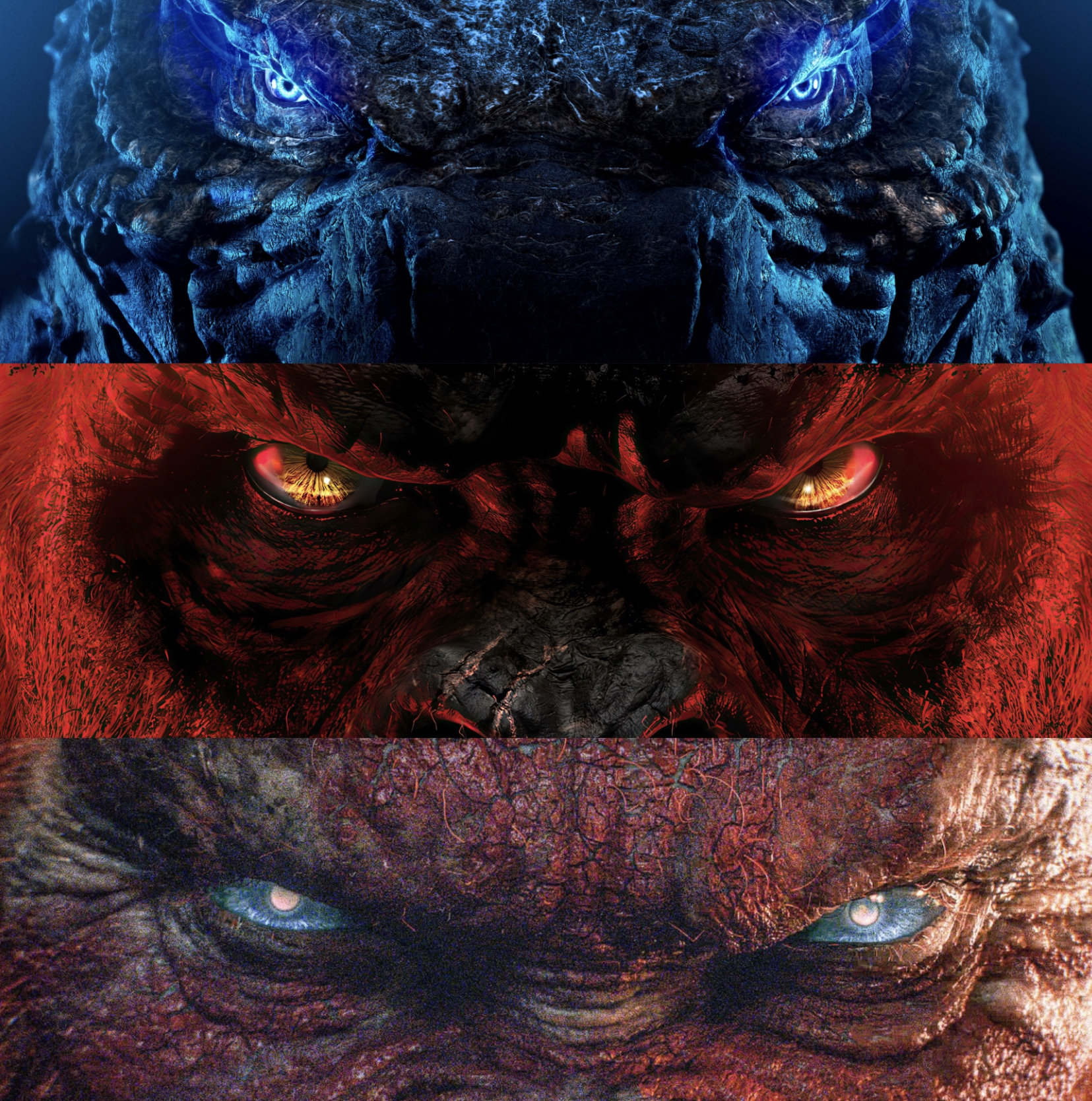 1660x1670 Godzilla X Kong The New empire: Stare down. Godzilla vs. Kong, Phone